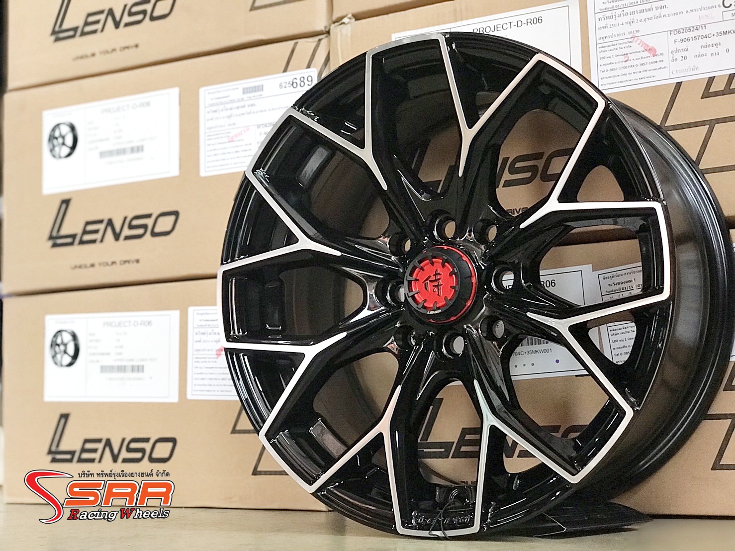 LENSO SAMURAI SC-MUSASHI ขอบ15 ET35 4x100/114.3 BKF