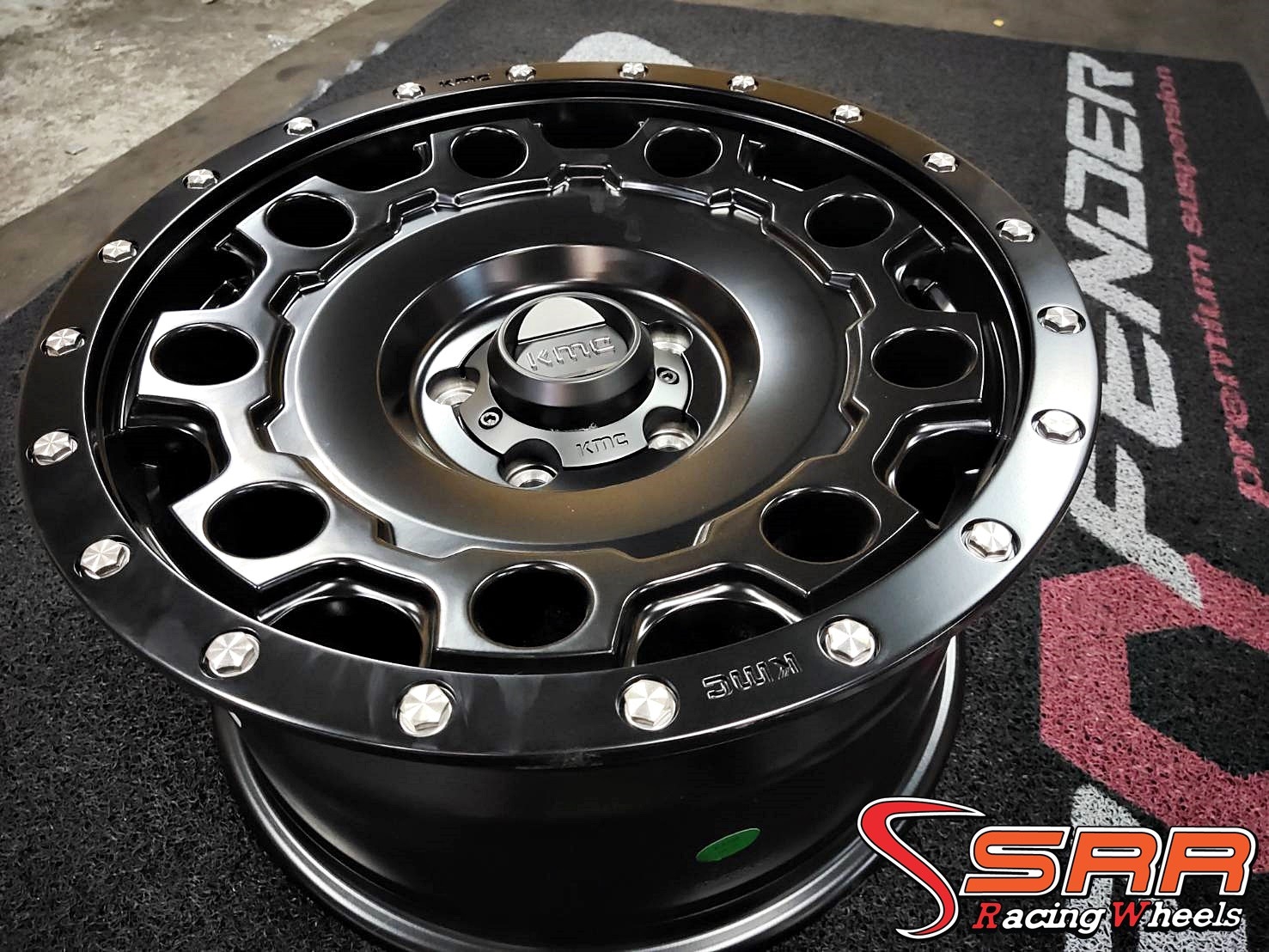 KMC KM529 ขอบ17 5x120 ET+34 S-BLK สำหรับใส่รถBMW X1,X3