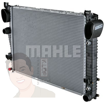 หม้อน้ำ BENZ SL(R230) 500, 600 ปี06 : M273 ยี่ห้อ (MAHLE)