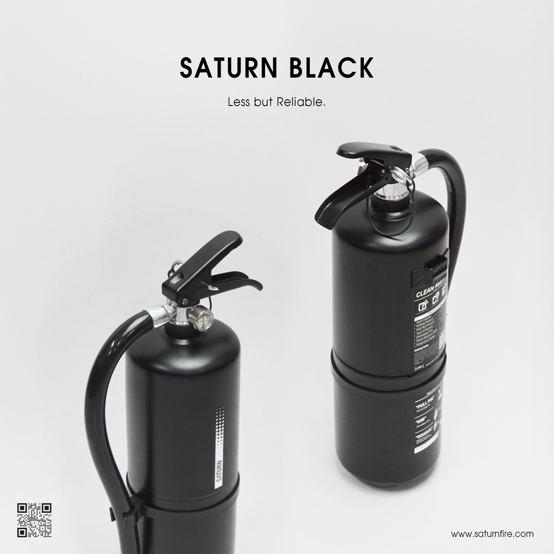 ถังดับเพลิง SATURN BLACK