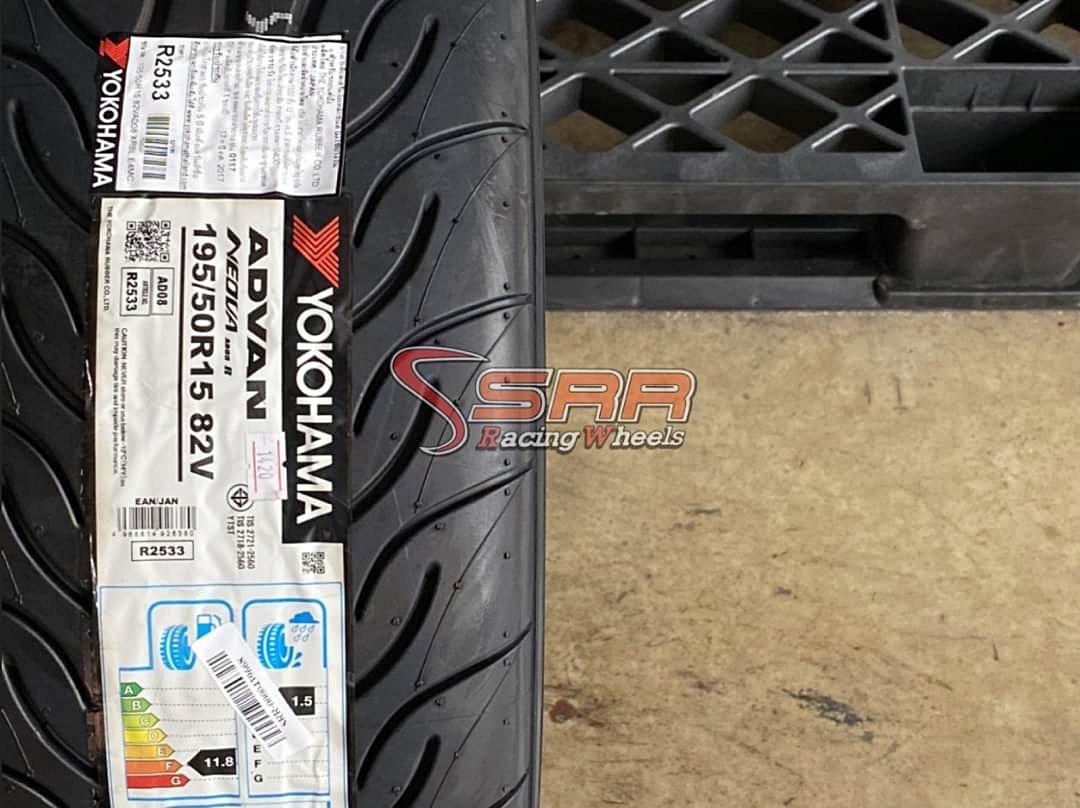 YOKOHAMA AD08R 195/50R15 ยางใหม่ปี2020 ลดราคาพิเศษ