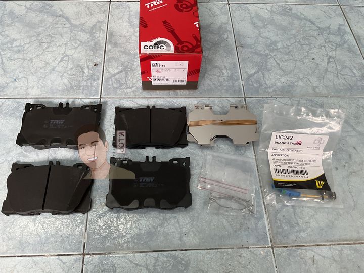 GDB2150 ผ้าเบรค-หน้า(TRW) (เนื้อผ้า COTEC) BENZ GLC250 AMG (X253) 2.0 '15-'19