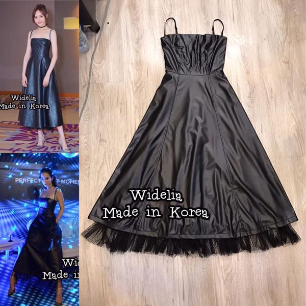 *พร้อมส่ง*Dior' Dress :: เดรสเกาะอกตัวสวย สุดเปรี้ยวด้วยเนื้อผ้าเป็นหนังสุดปัง