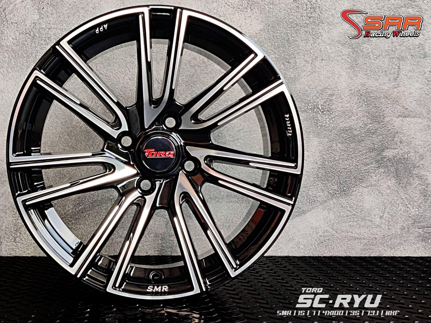 APP SMR TORQ ขอบ15 4x100 ET35 BKF ราคาพิเศษ