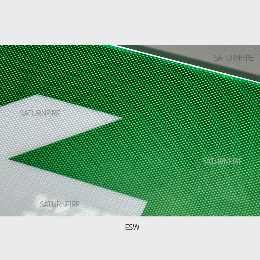 ป้ายทางออก MICROPOWER ติดลอย/ติดผนัง