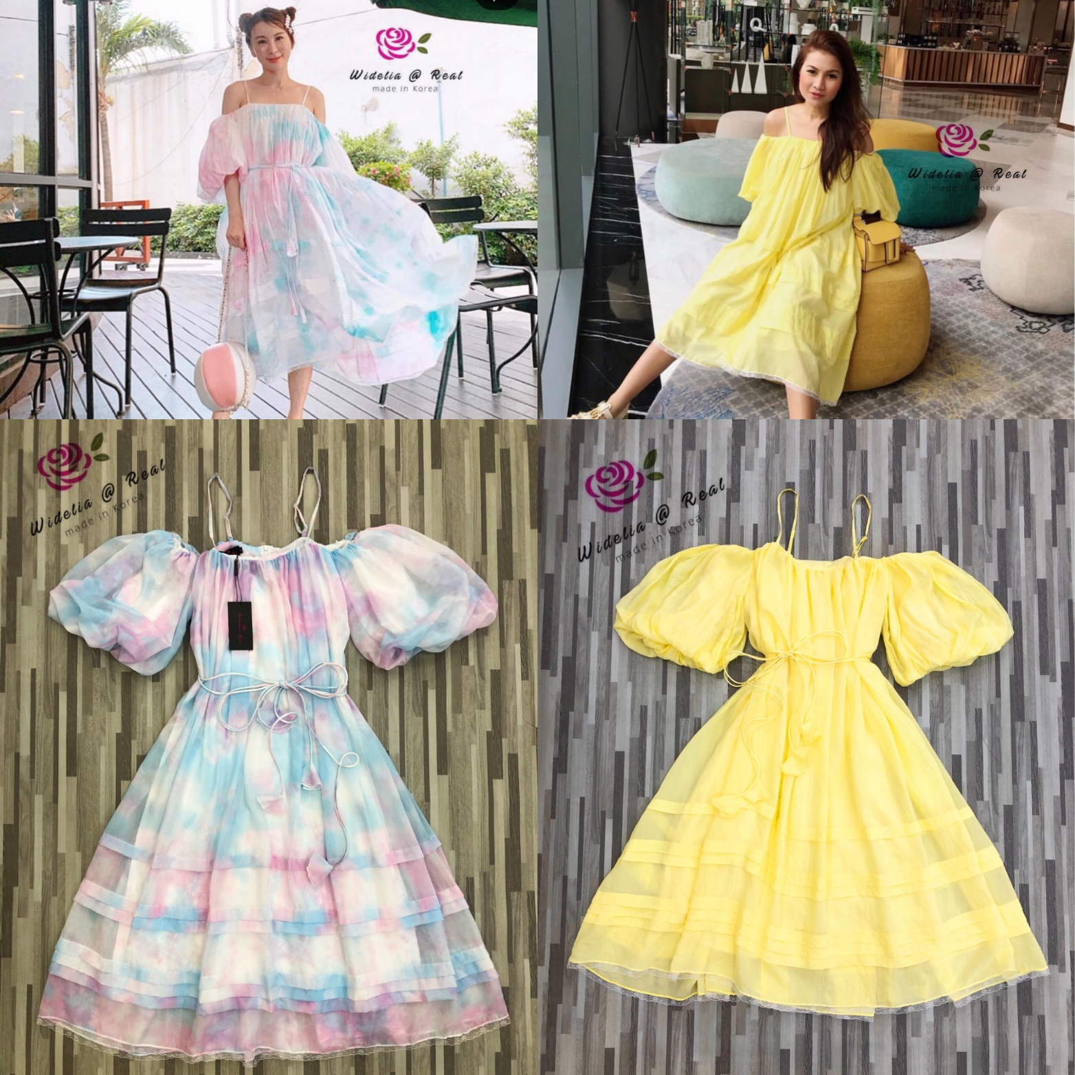 Tohn Dress เดรสปาดไหล่ เนื้อผ้าชุดนี้ใส่สบายสุดๆ