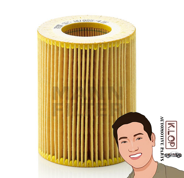 HU925/4Y ไส้กรองนำมันเครื่อง (VOLVO) S60 II/V60, S80 II, V70 II, XC 60, XC 70 II, XC 90 (3.0 T6) : MANN-FILTER แท้นำเข้ายุโรป