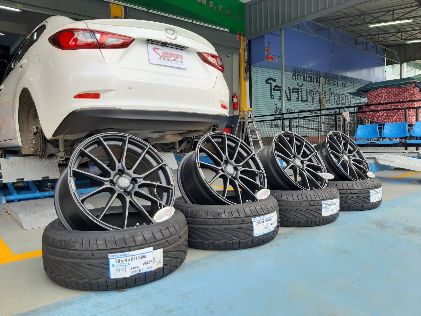 ENKEI TUNING SC48 ขอบ17 ET38 4x100 MBQR2