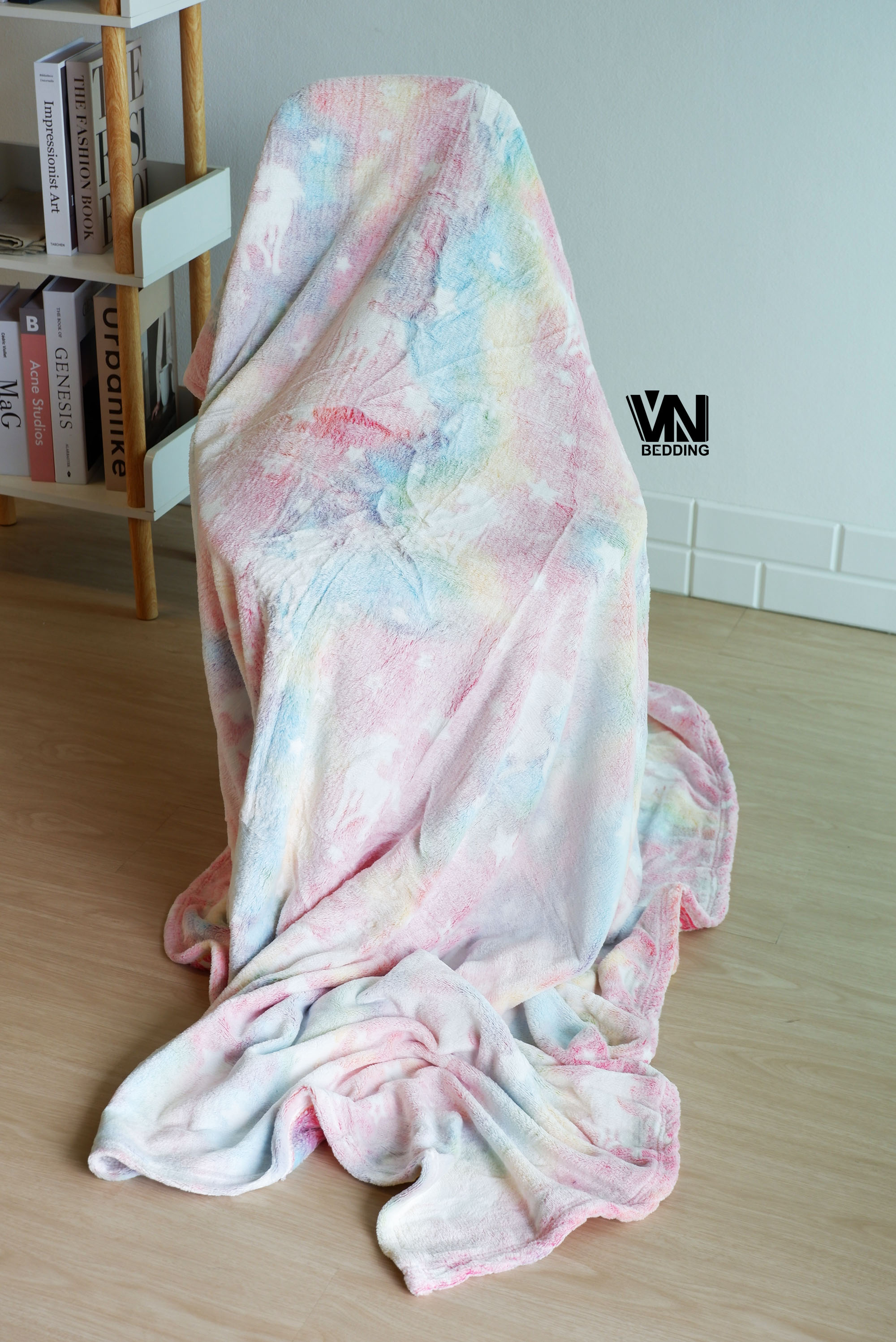 ผ้าห่มนาโน 4.5 ฟุตแบบหนา รุ่นกระเป๋าท๊อฟฟี่ (100ผืน)