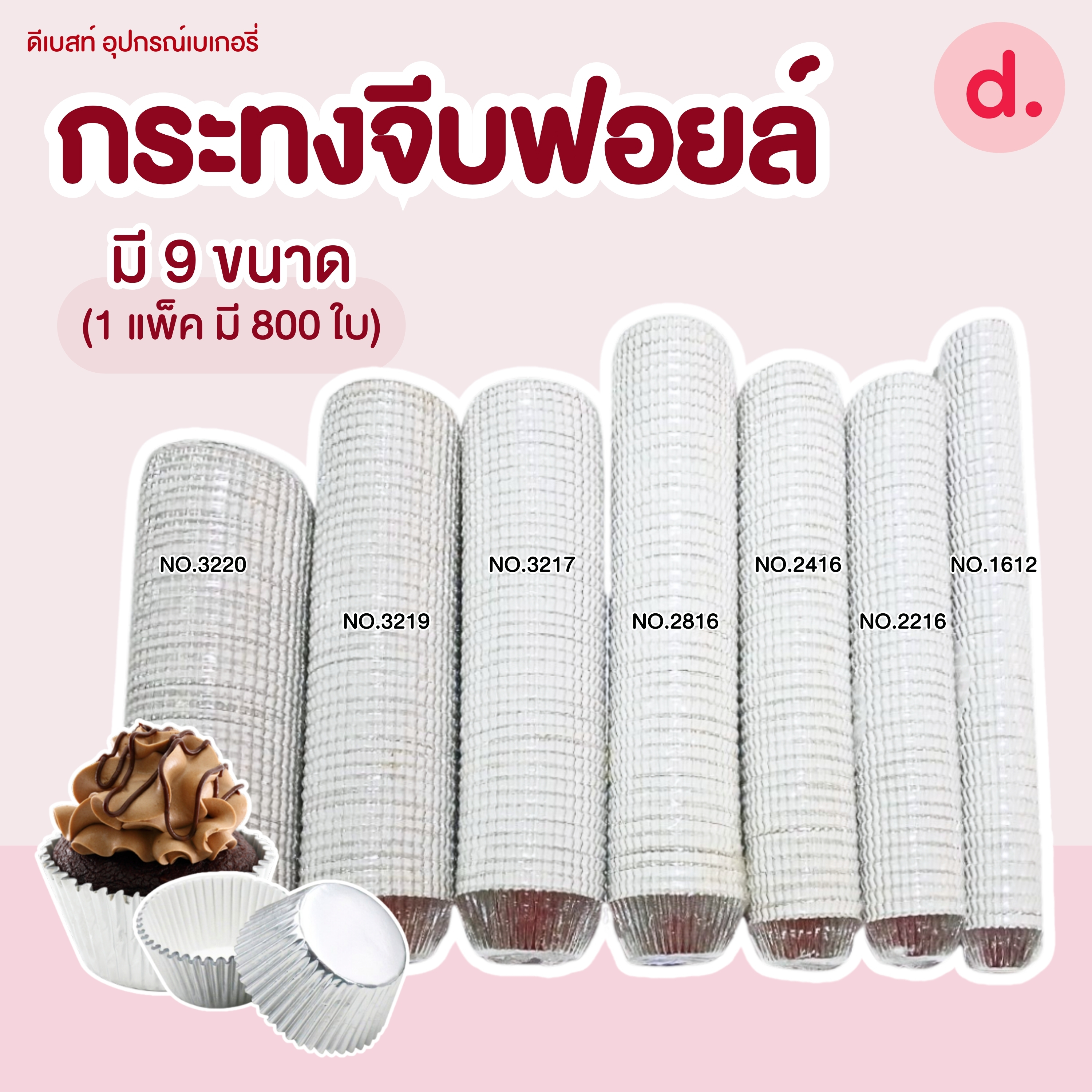 TLกระทงจีบฟอยล์ กระทงฟอยล์ ฟู้ดเกรด ปลอดภัย ( มี 9 ขนาด)