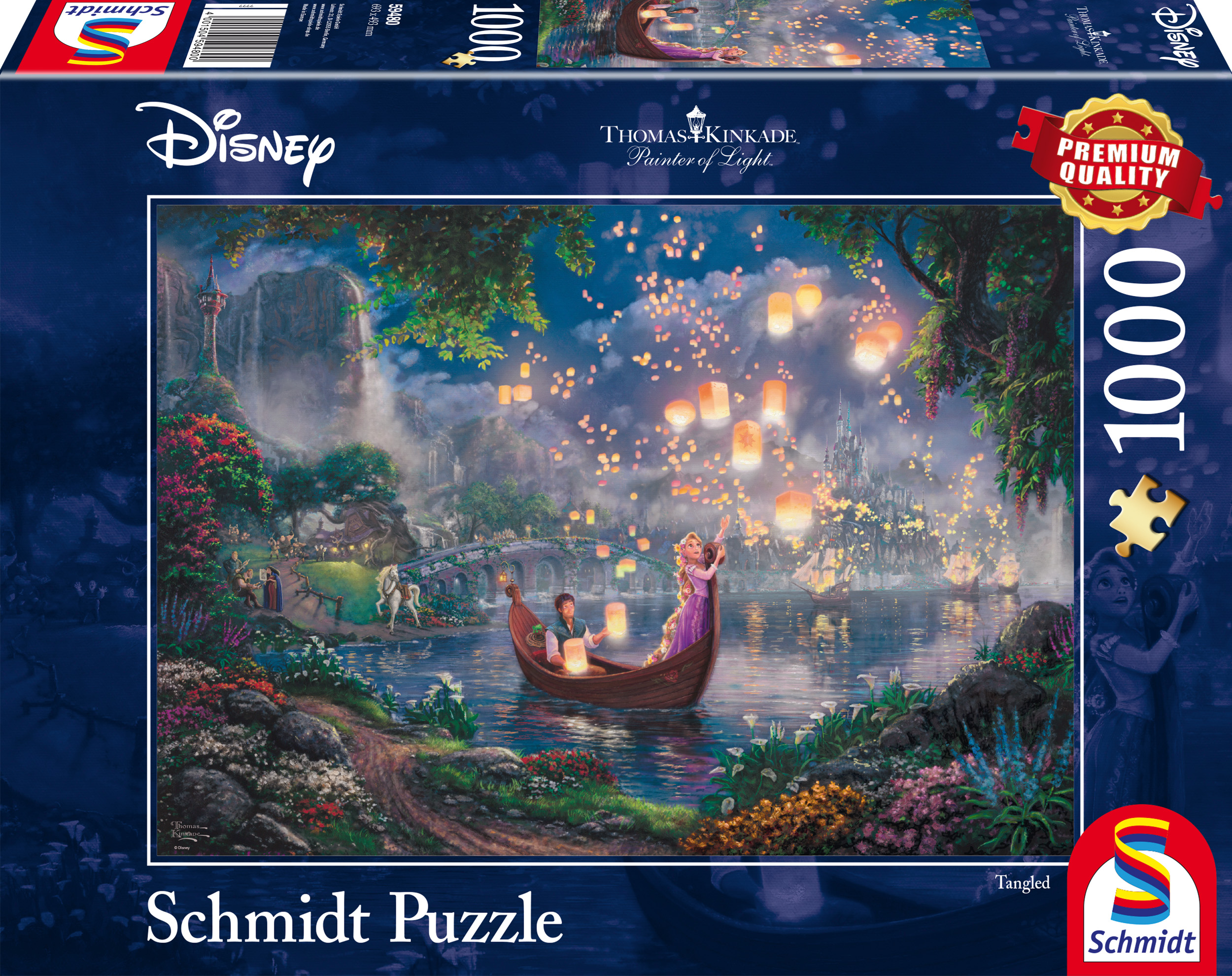 Schmidt - Disney : Tangled (Rapunzel) by Thomas Kinkade 1000 pcs.