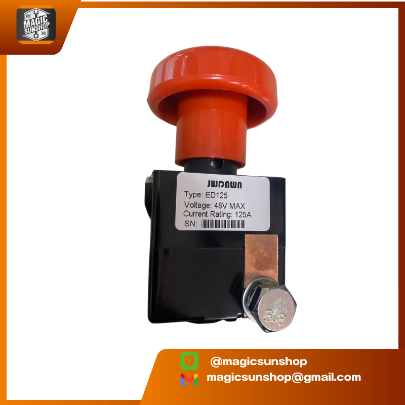 927467 Emergency Switch ED125-1 80V 125A (สวิทช์ฉุกเฉินรถฟอร์คลิฟ)