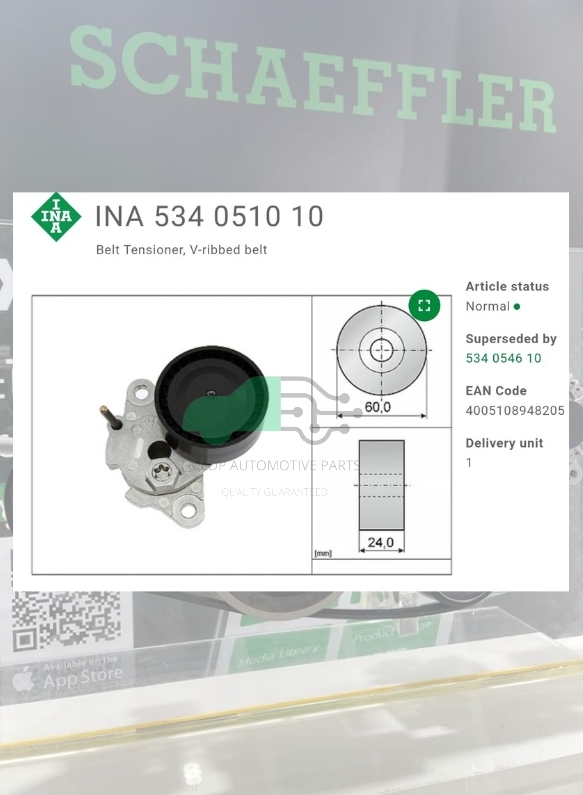 ชุดตั้งสายพาน(INA) : AUDI 2.0TFSI Q3 Q5 A1-A8 TT, Beetle