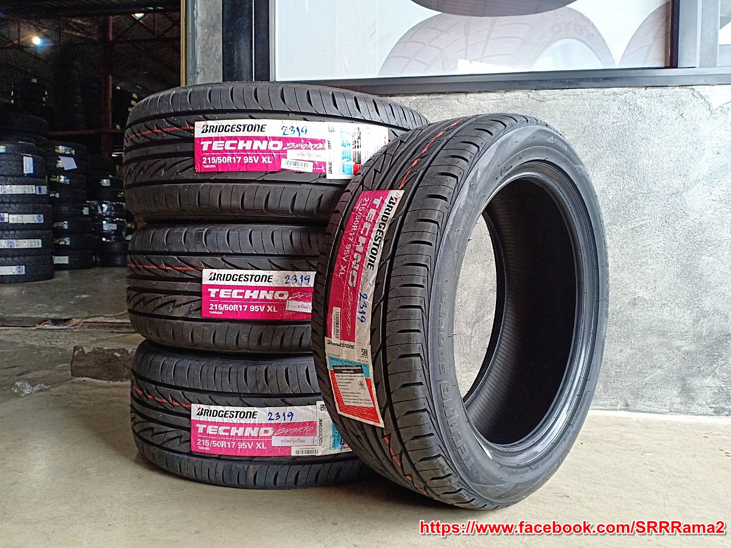 BRIDGESTONE TECHNO SPORTS 215/50R17 ยางใหม่ปี19 ลดราคาพิเศษ