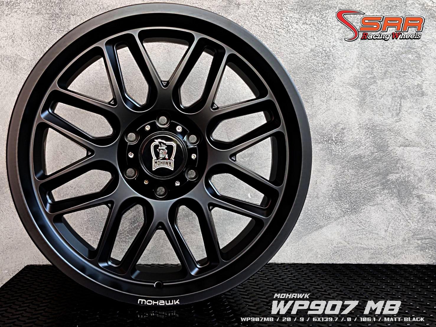 MOHAWK WP907 ขอบ20 6x139.7 ET0 Matte Black ราคาพิเศษ