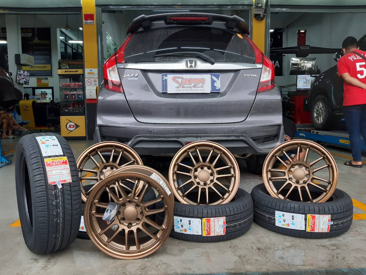 RE30 HOF HF308 15x7 4x100 ET+33 BRONZE