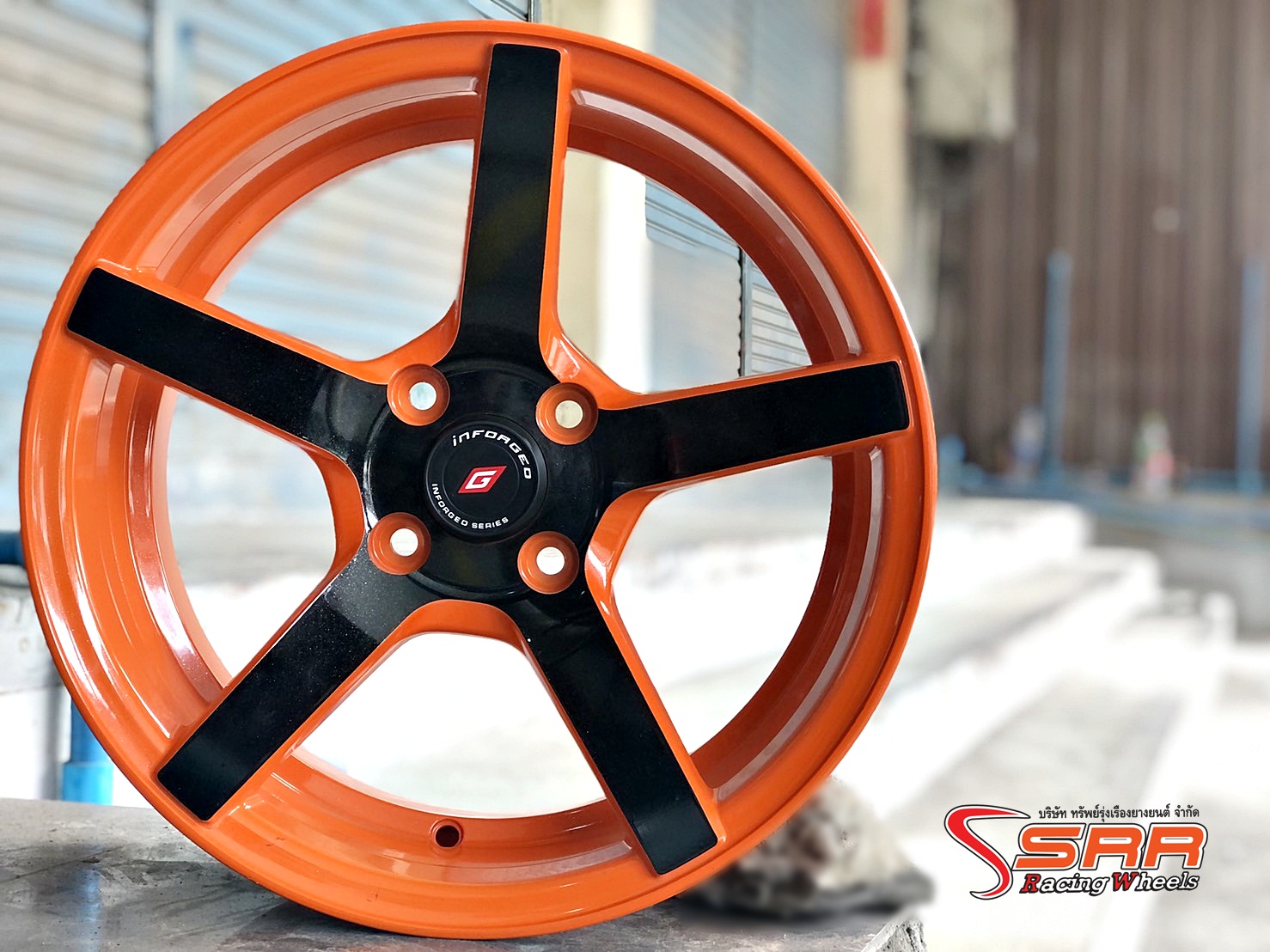 INFORGED CV3 ขอบ15 4H100 ET35 M/O/BK ลดราคาพิเศษ