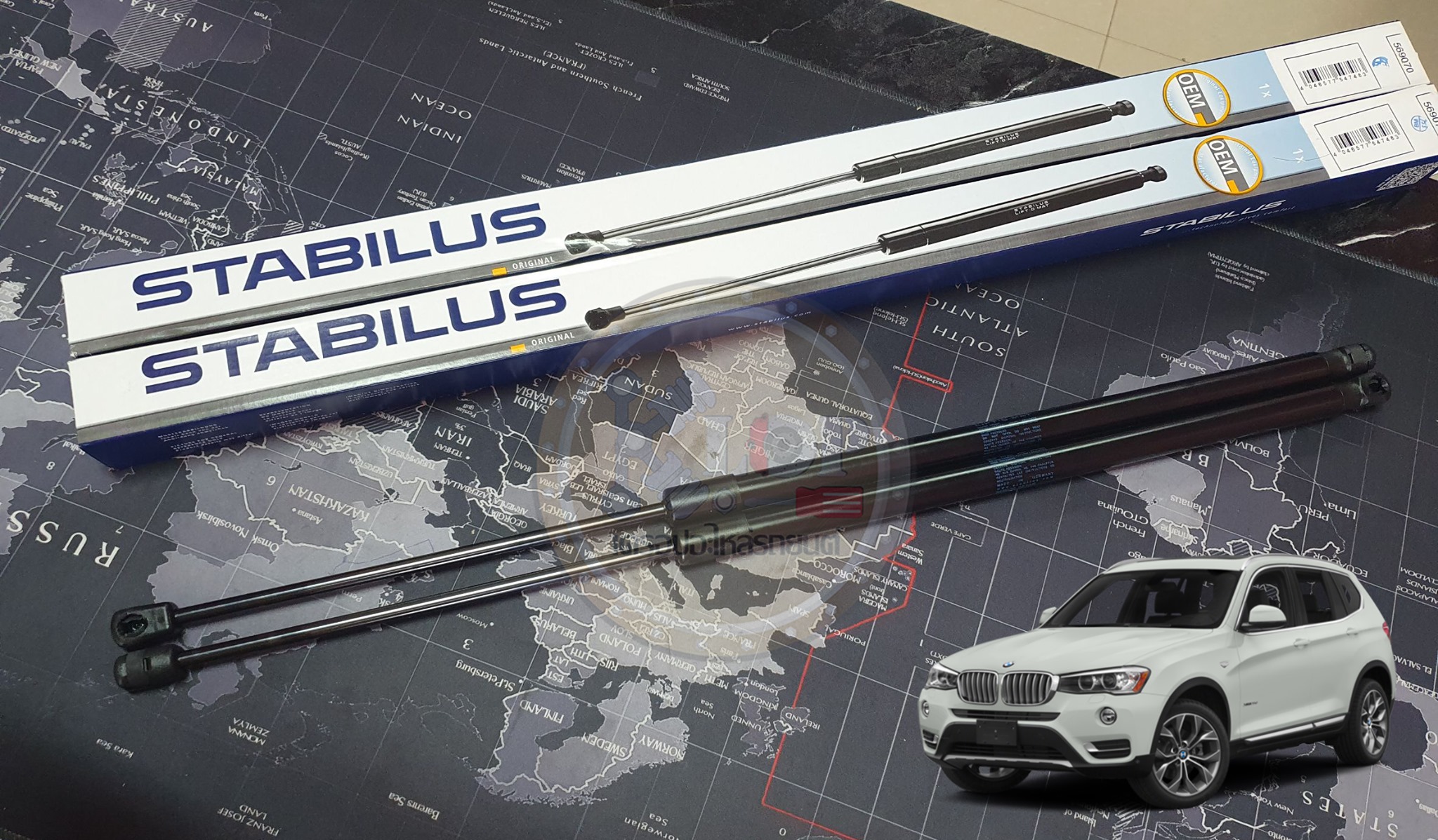 โช๊คฝากระโปรง-ท้าย(Stabilus) BMW X3 F25 (ราคาต่อคู่)