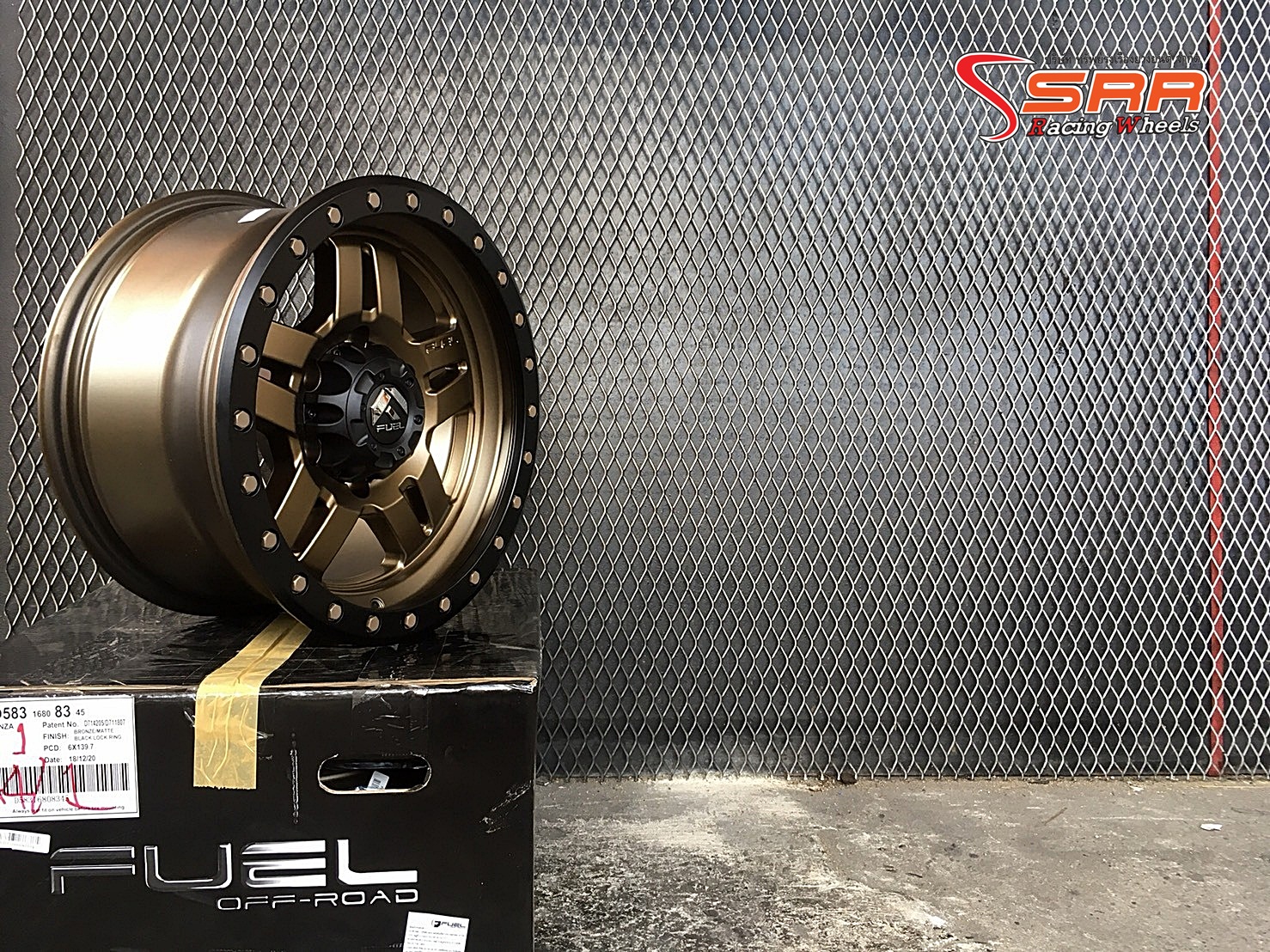 FUEL-ANZA D583 KMC ขอบ16 ET1 6x139.7 BRONZE/MATTE BLACK LOCK RING