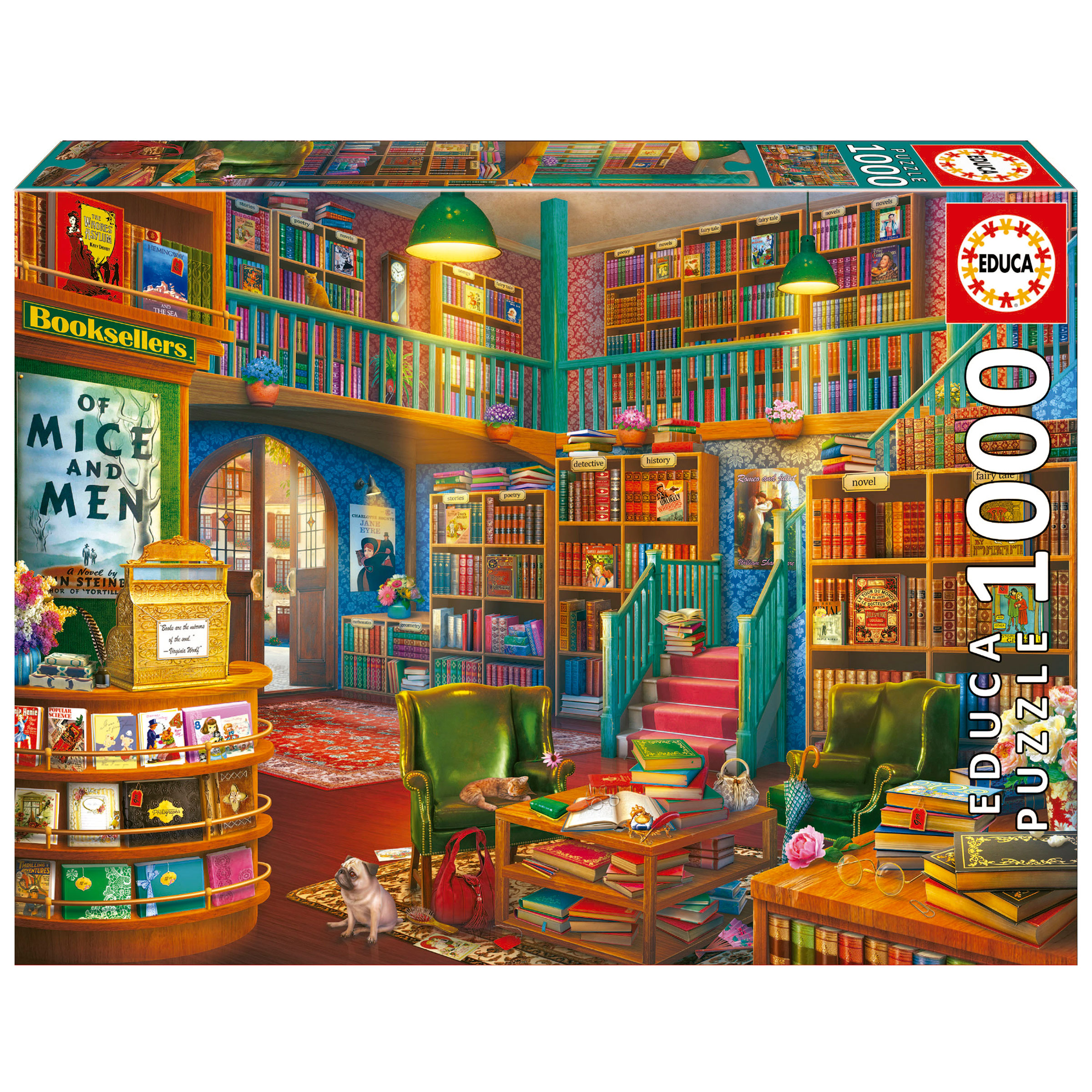 Educa - Wonderful Bookshop by Eduard Artbeat 1000 pcs.
