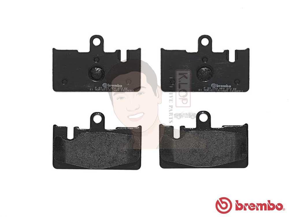 P83 059B ผ้าเบรก R (แท้ BREMBO รุ่น Black) LEXUS แอลเอส LS430 (UCF30) ปี2000-2006