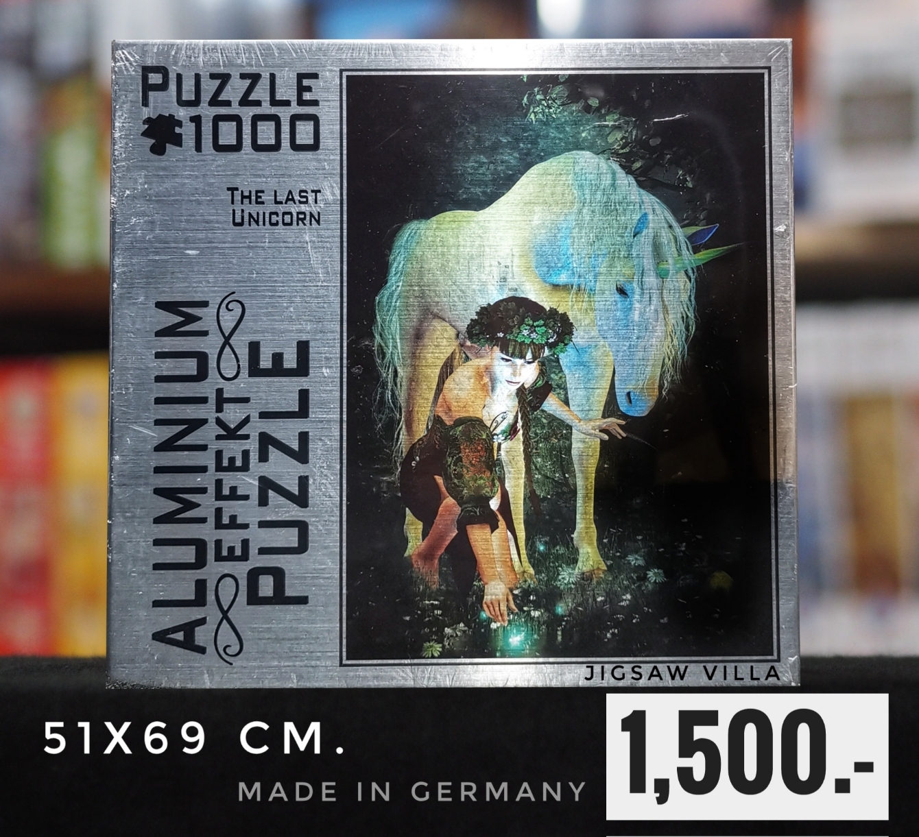 ALUMINIUM EFFEKT PUZZLE - The Last Unicorn 1000 pcs.