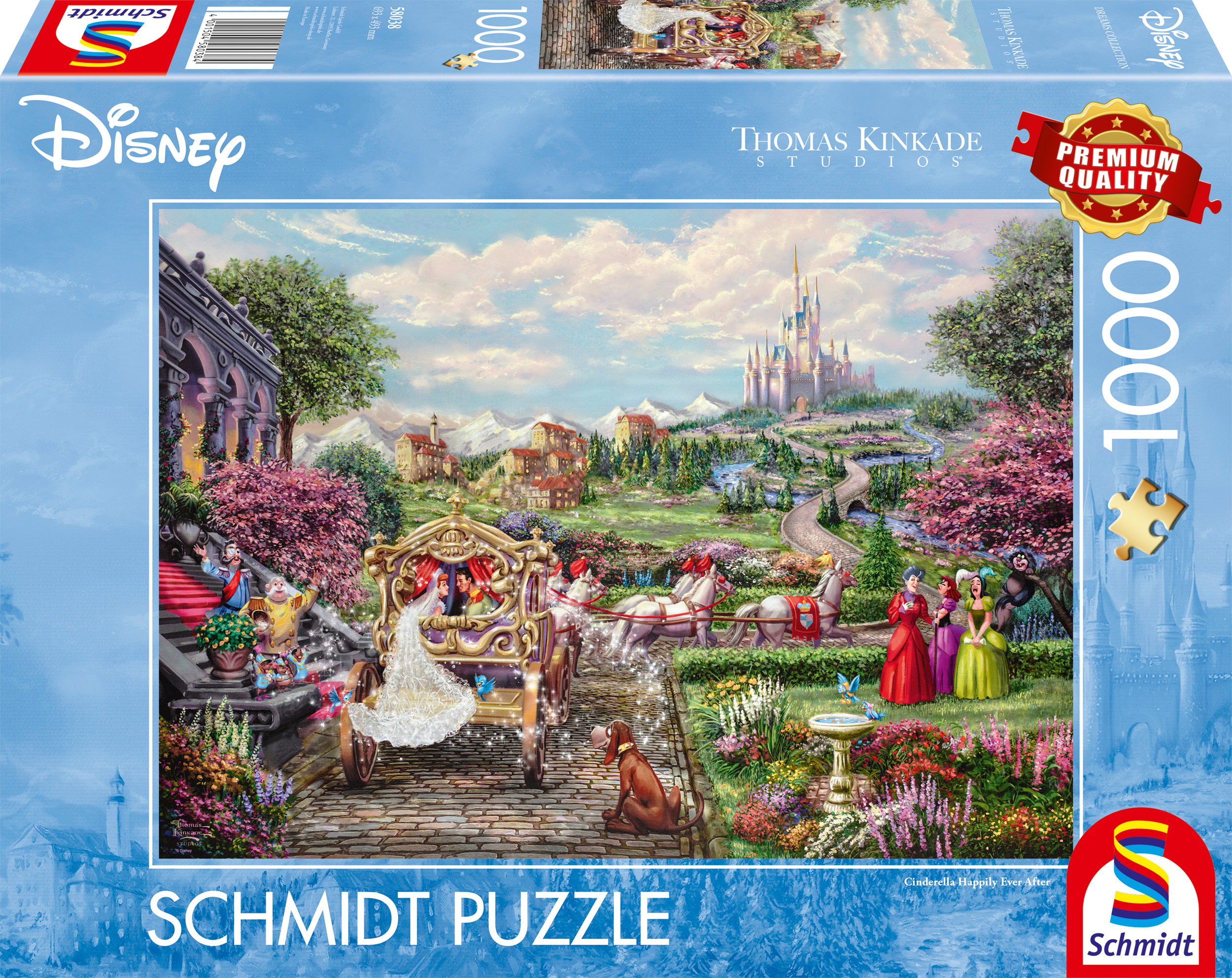 Schmidt - Disney : Cinderella Happily Ever After by Thomas Kinkade 1000 pcs.