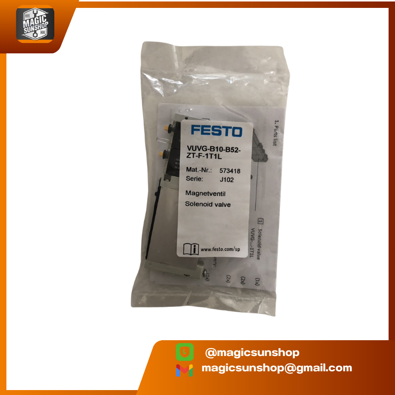 915724 FESTO Solenoid valve VUVG-B10-B52-ZT-F-1T1L