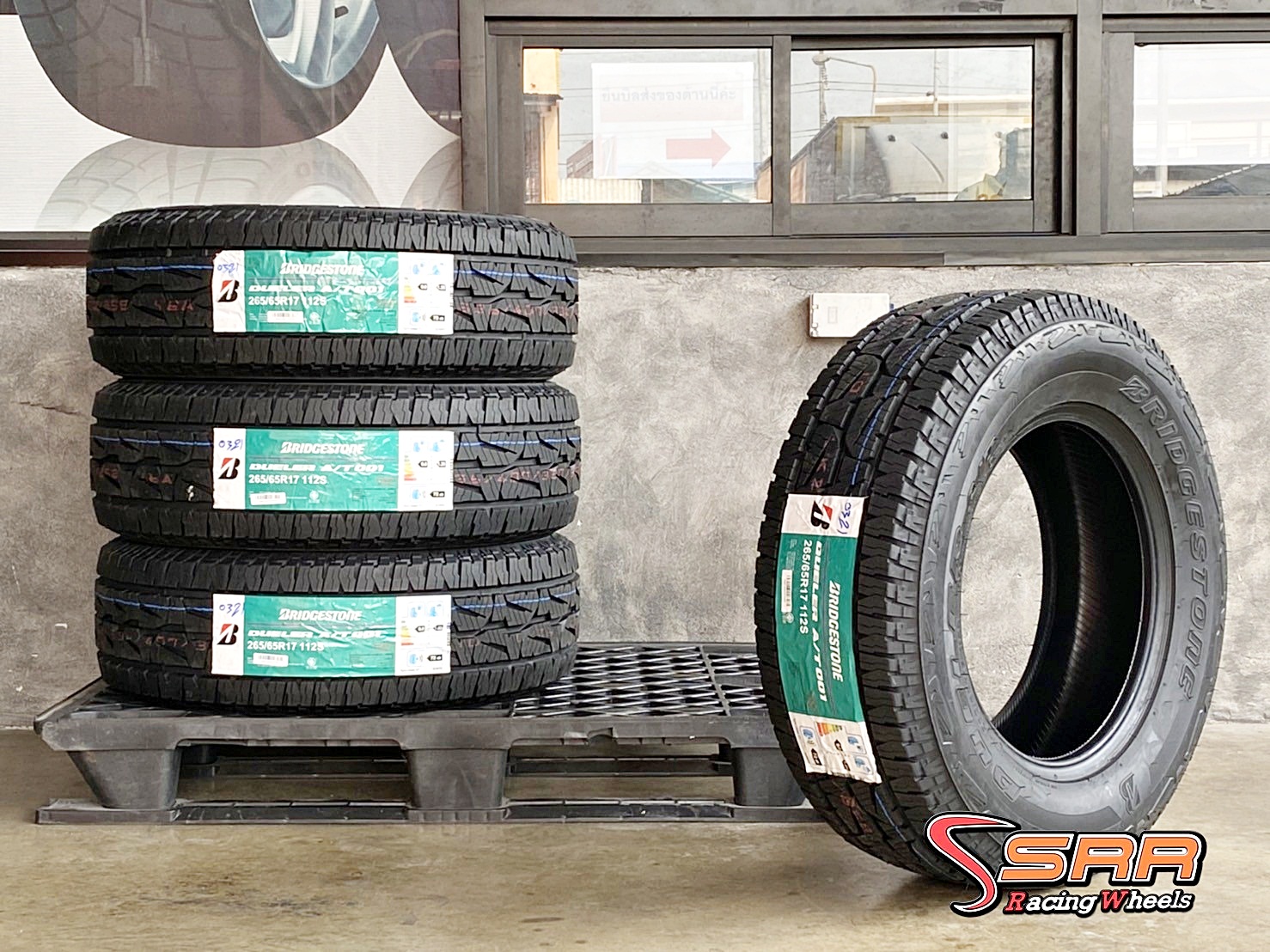 BRIDGESTONE DUELER A/T 001 265/65R17 ยางใหม่ ราคาพิเศษ ที่SRR