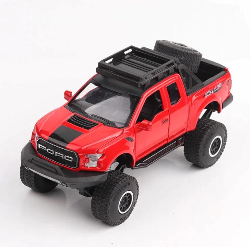 โมเดลรถเหล็ก Ford F150 Raptor big foot Scale 1:32 มีเสียงมีไฟ (ปลีก-ส่ง)