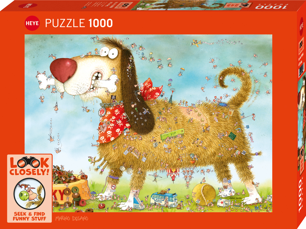 HEYE - Look Closely! : At The Dog by Marino Degano 1000 pcs.