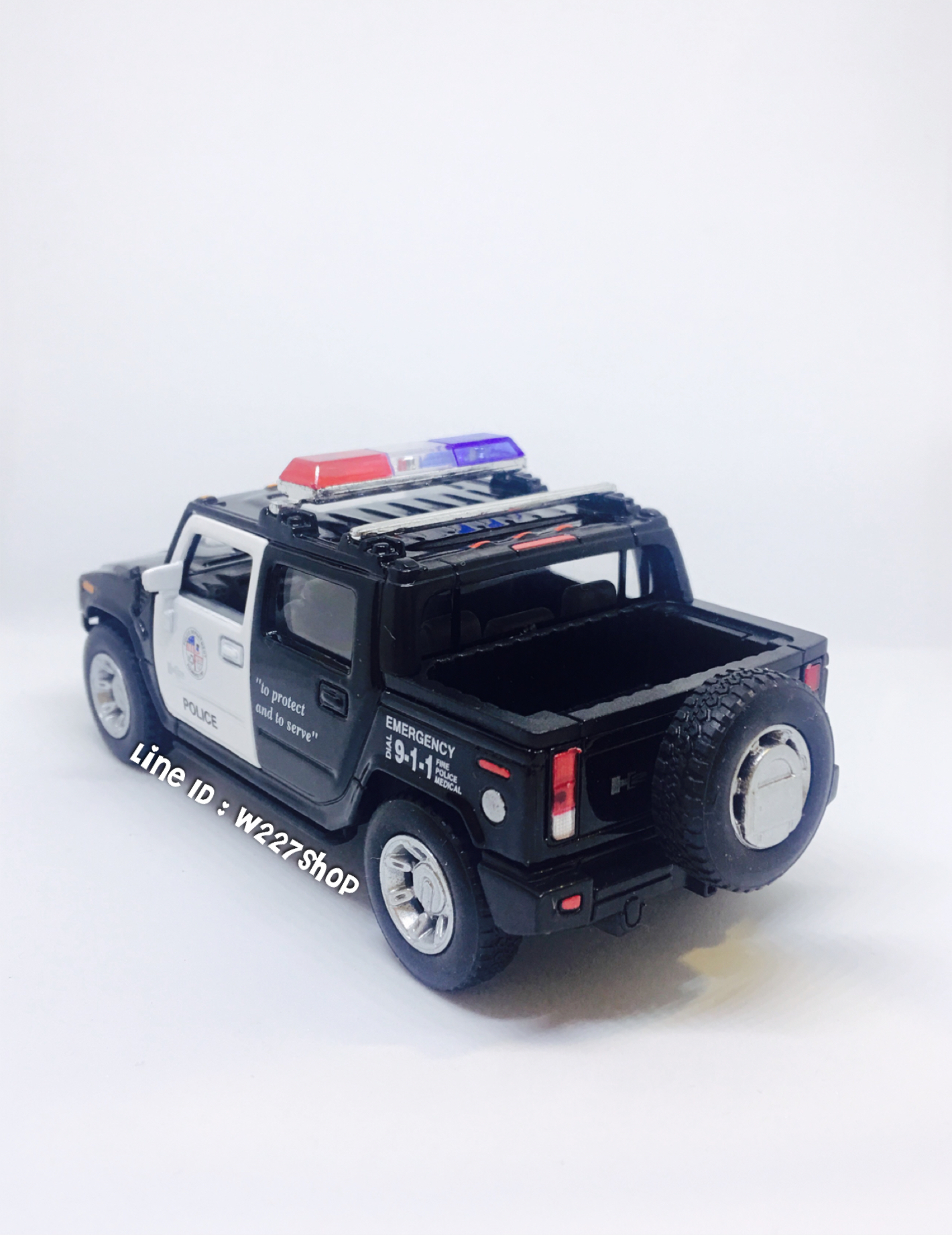โมเดลรถเหล็ก รถตำรวจ (ปลีก-ส่ง)