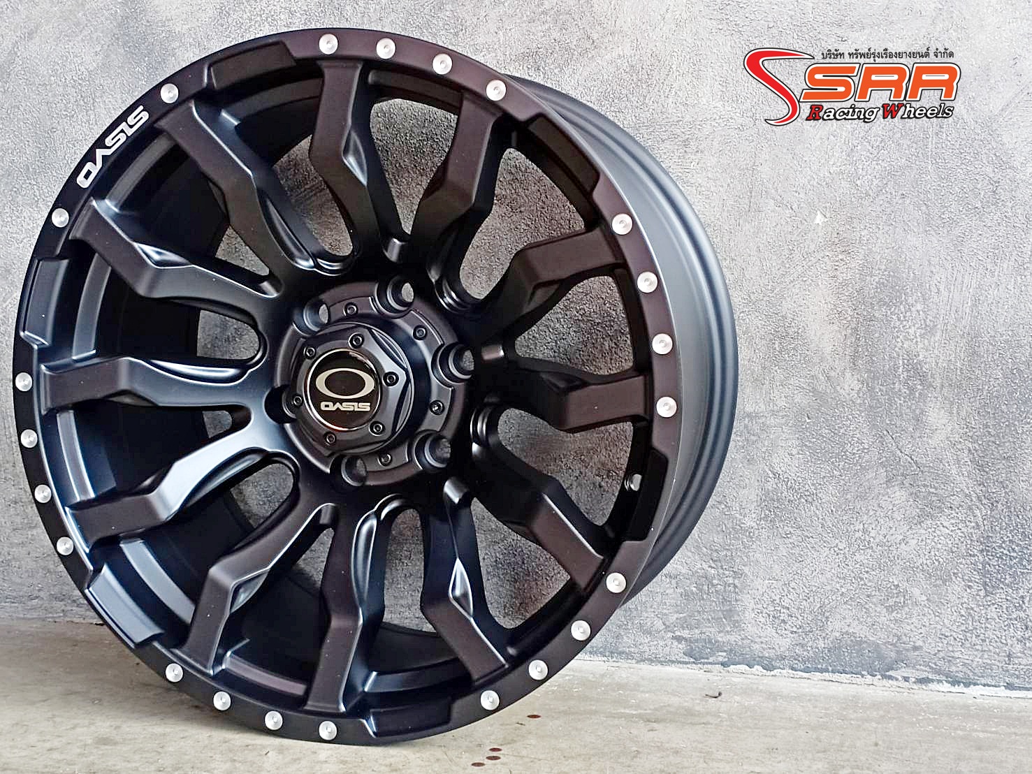 MARVEL-26 OASIS ขอบ18 6H139.7 ET+12 MATTE BLACK+ MILLING POINT