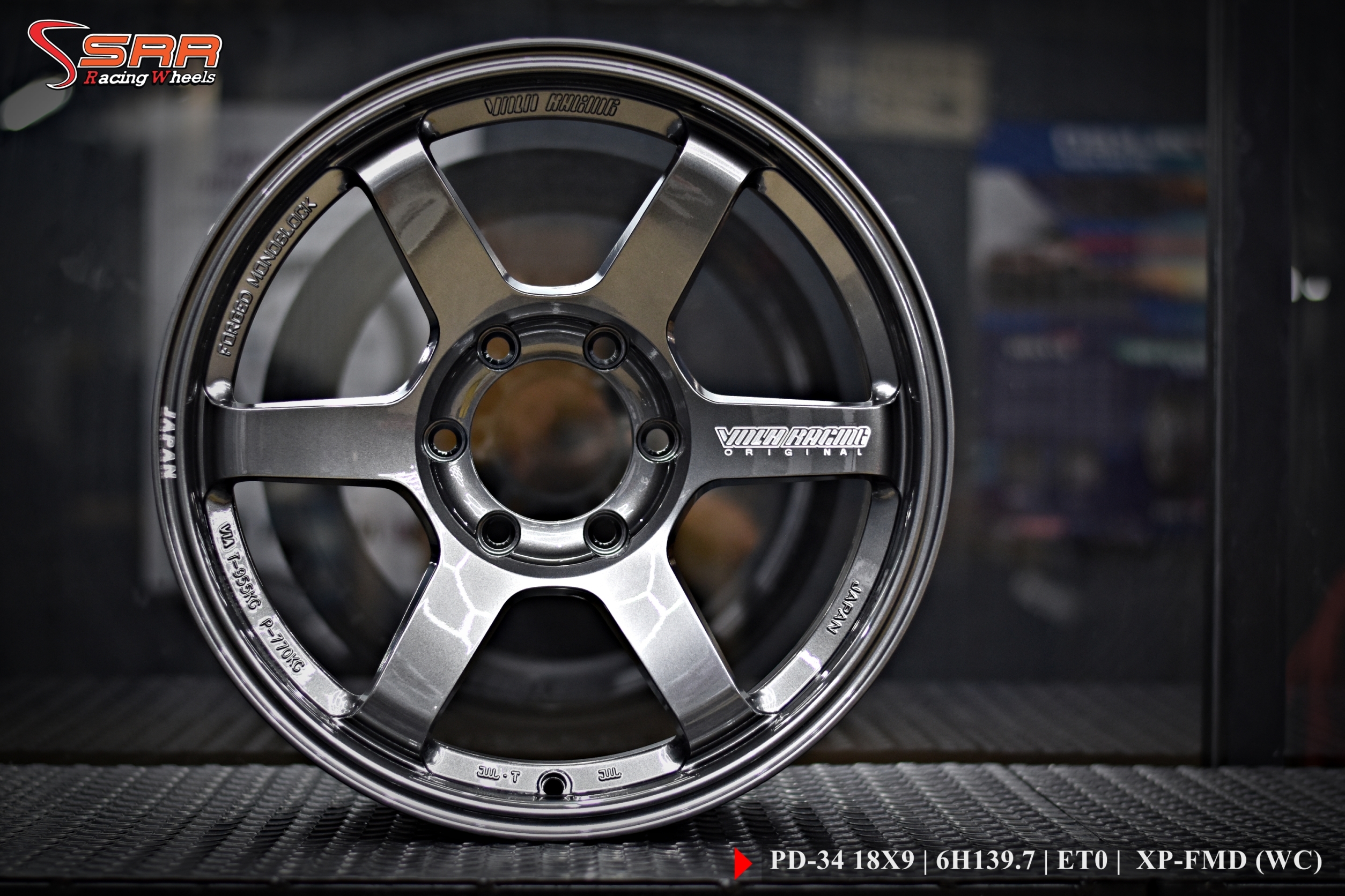 PREDATOR PD-34 TE37 ขอบ18 6H139.7 ET0 XP-FMD (WC)