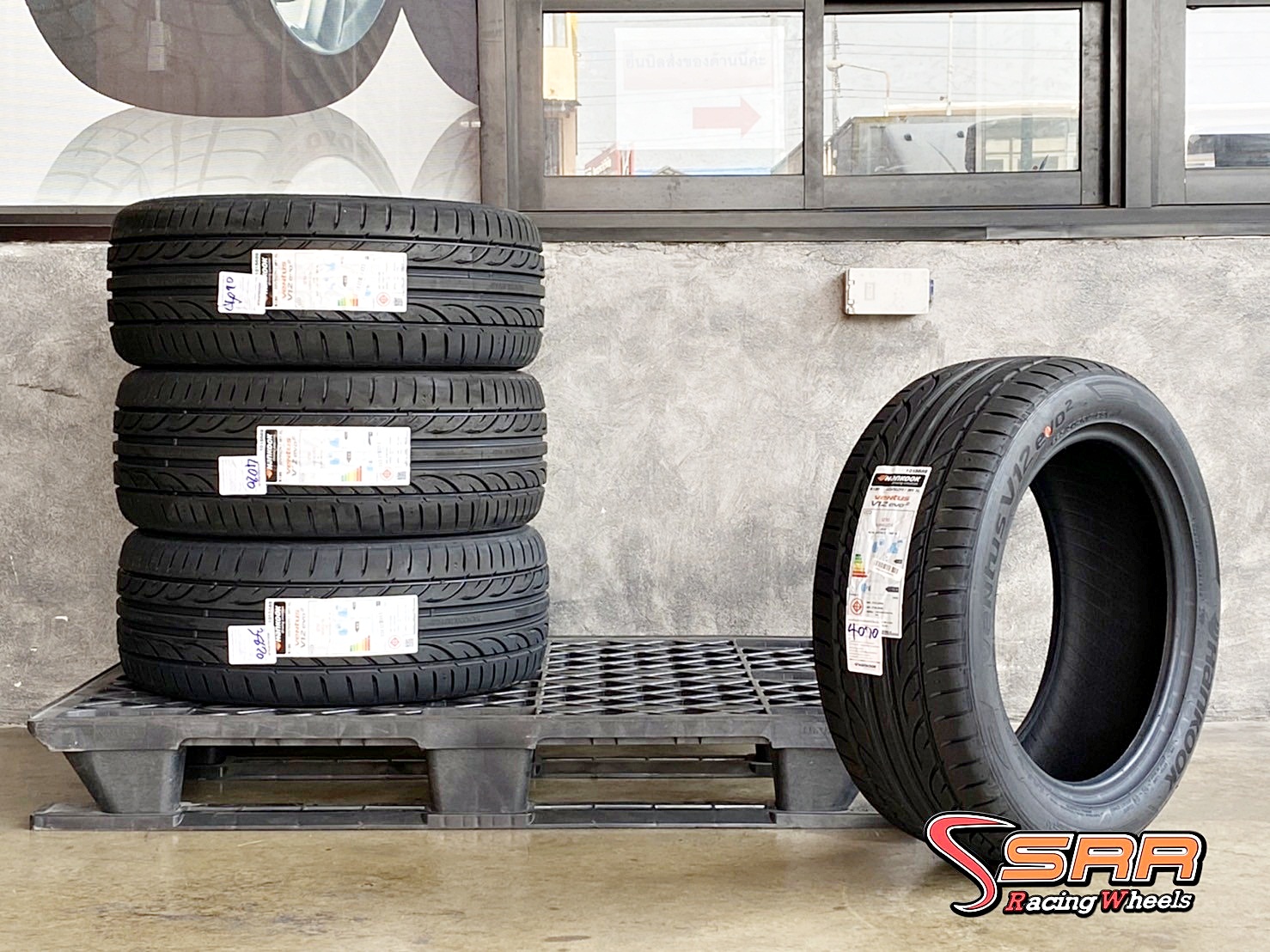 HANKOOK VENTUS V12 EVO2 225/50ZR17 ยางใหม่ ราคาพิเศษ ที่SRR