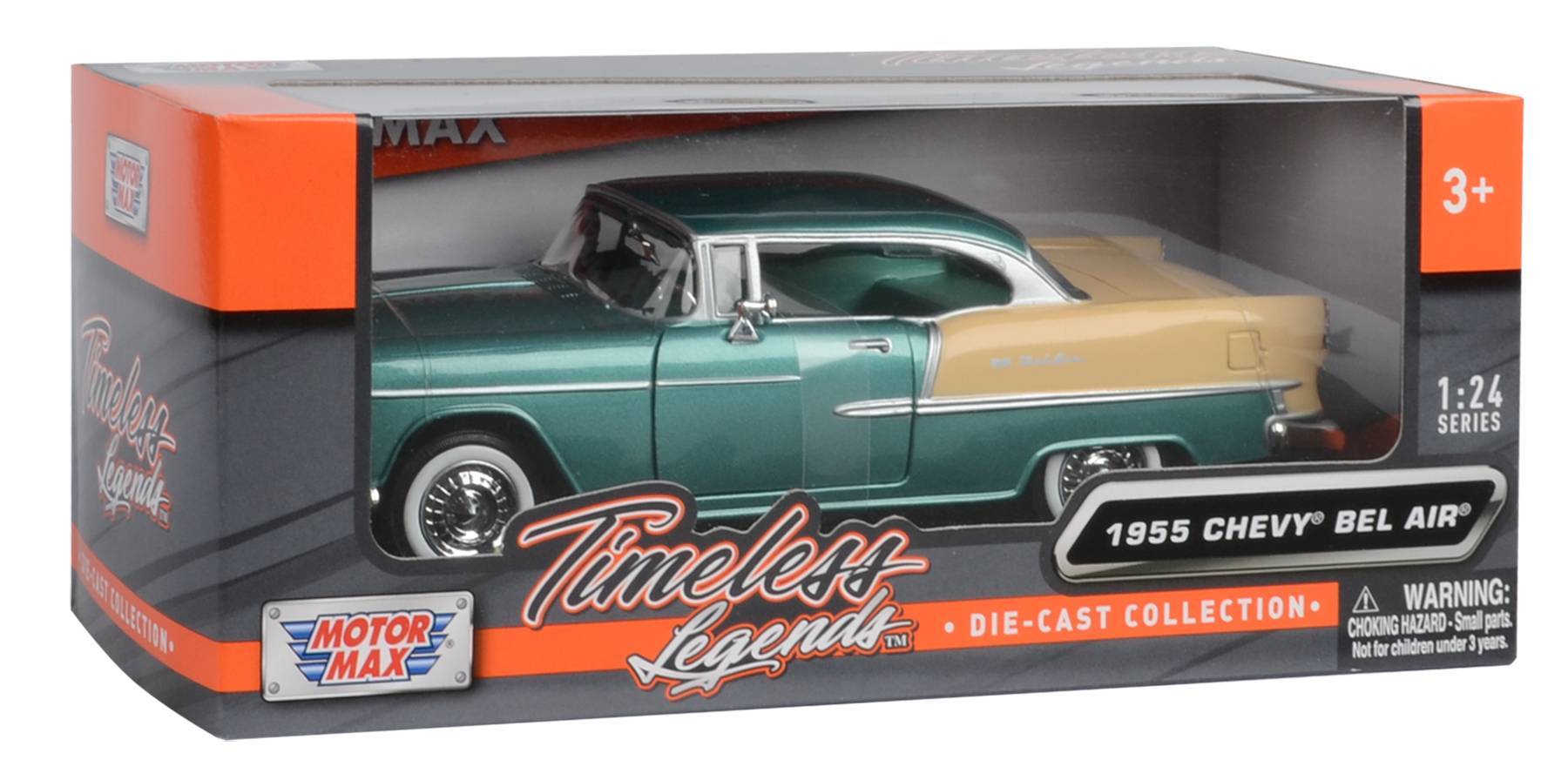 Chevy Bel Air scale 1:24 โมเดลรถเหล็ก (ปลีก-ส่ง)