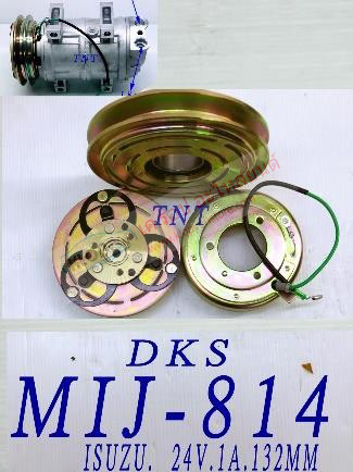 MIJ-814 (ชุดหน้าคลัทช์ ยี่ห้อ MIJ) ISUZU (DKS 24V.1A.132 MM.)