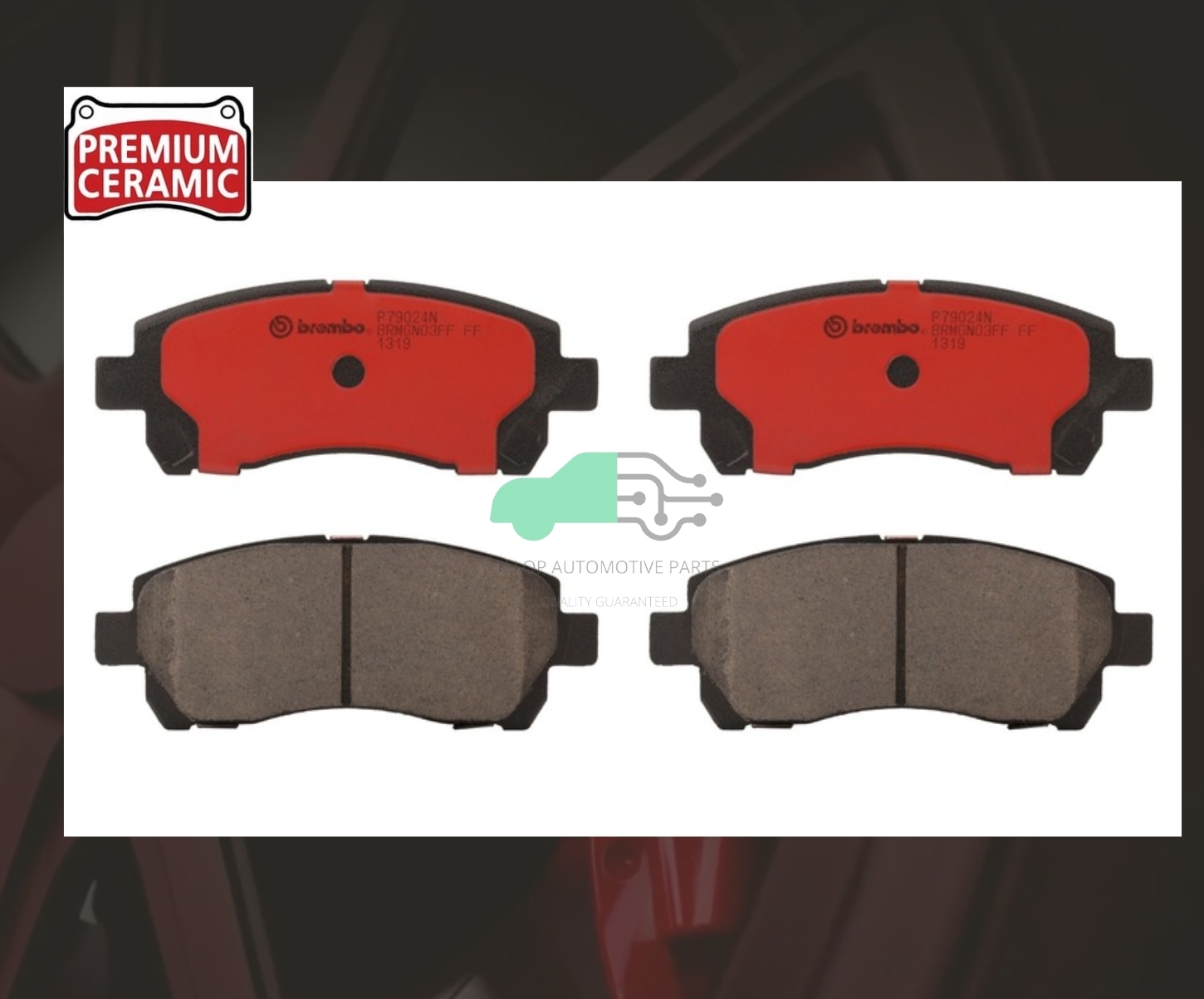 P79 024N ผ้าเบรกหน้า (แท้ BREMBO รุ่น Ceramic) Suzuki APV (1.6), CARRY (1.6) 04-15