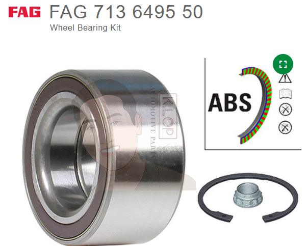 ยี่ห้อ FAG Kit ล้อหลัง BMW F20 F30 F32 ( 1 ข้าง )