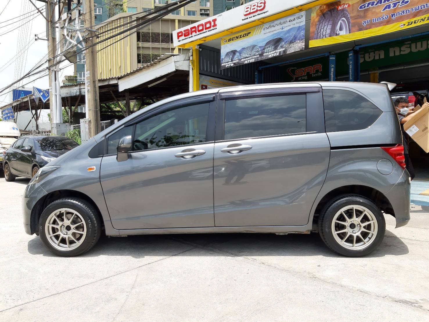 TC105N APEX ขอบ15 ET+35 4x100 TS TITAN