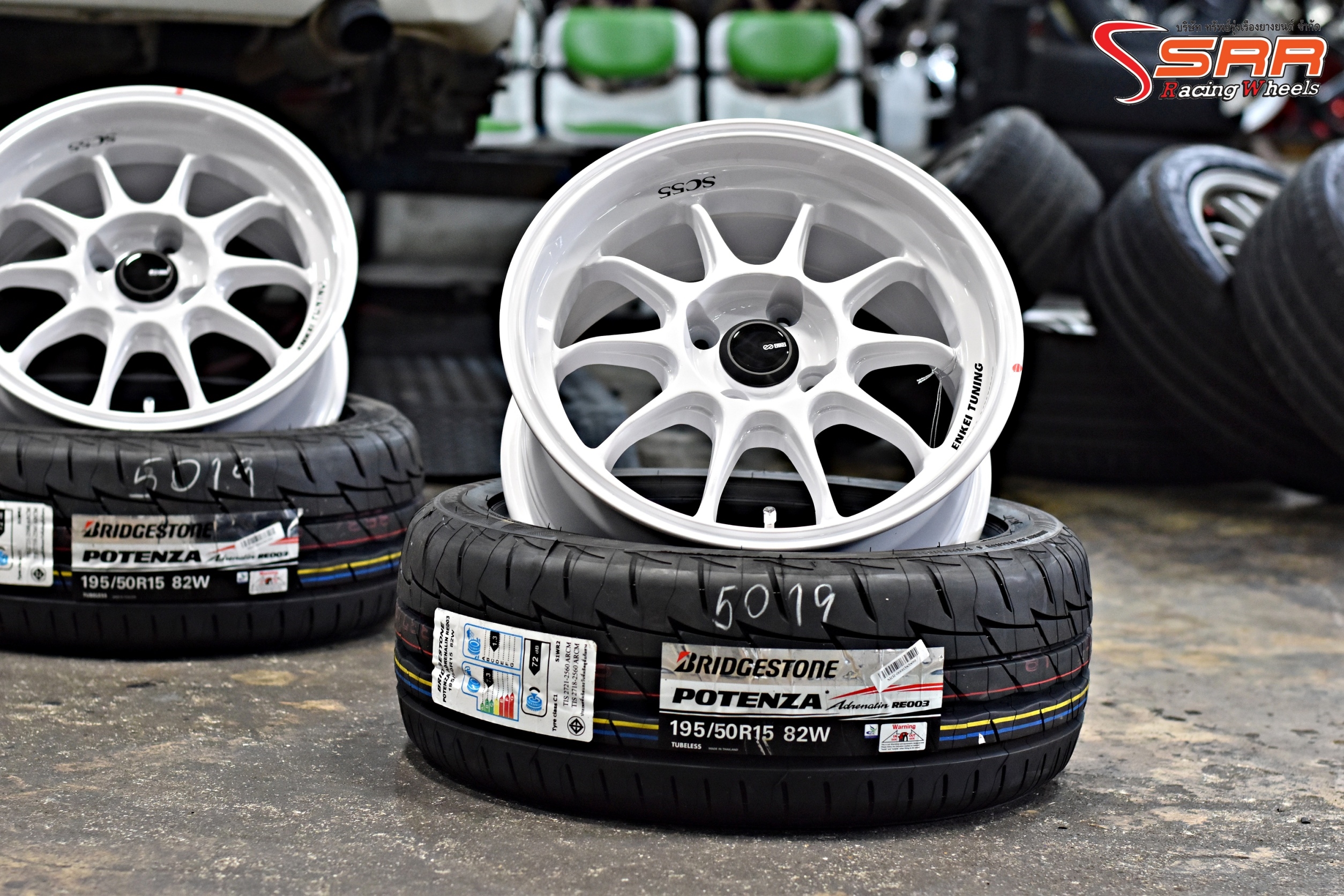 ENKEI TUNING SC55 ขอบ15 ET+28 4x100 GWT1QR2DK