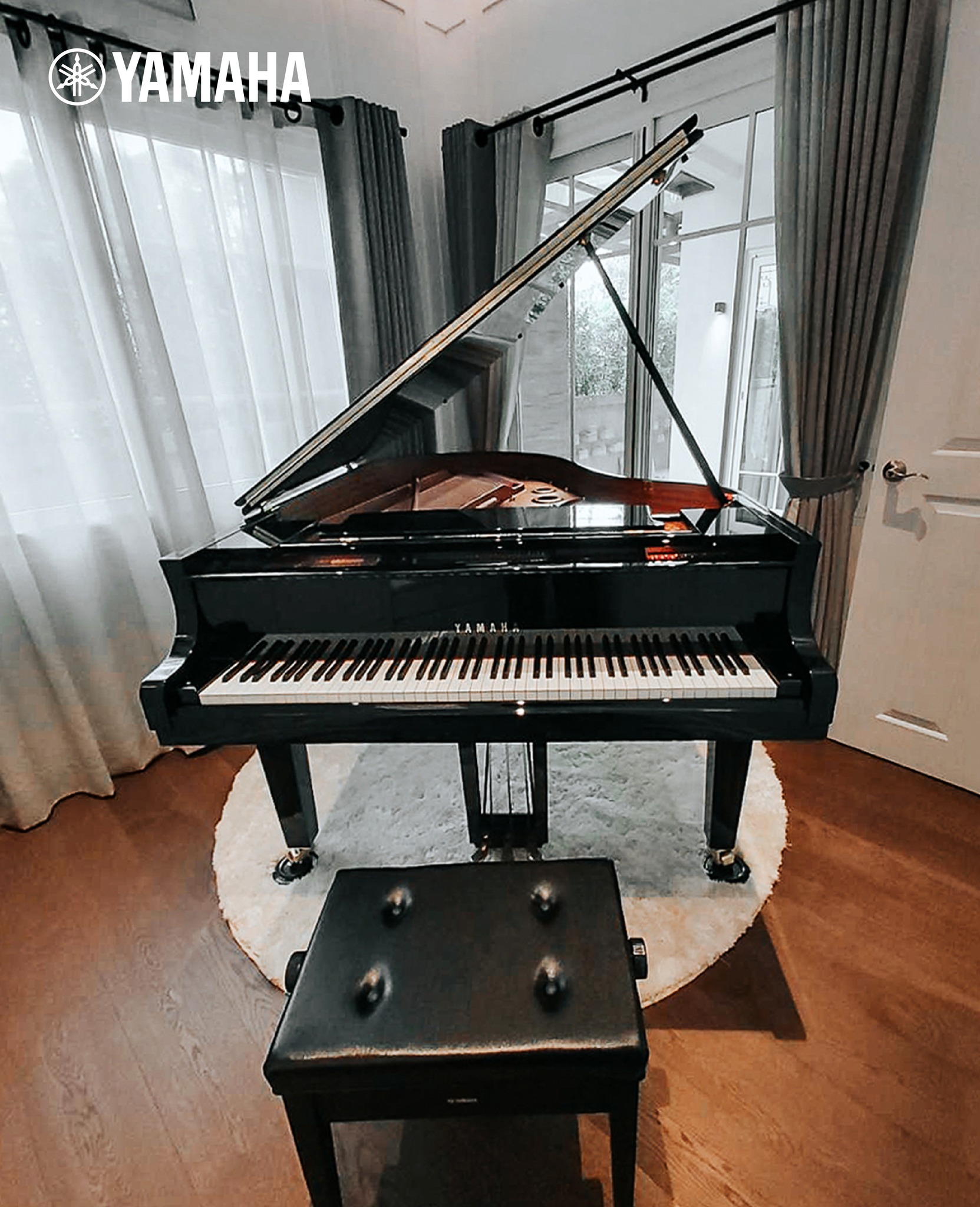 Yamaha Piano แกรนด์เปียโนรุ่น C3X PE [Made in Japan] Grand Piano 🎌