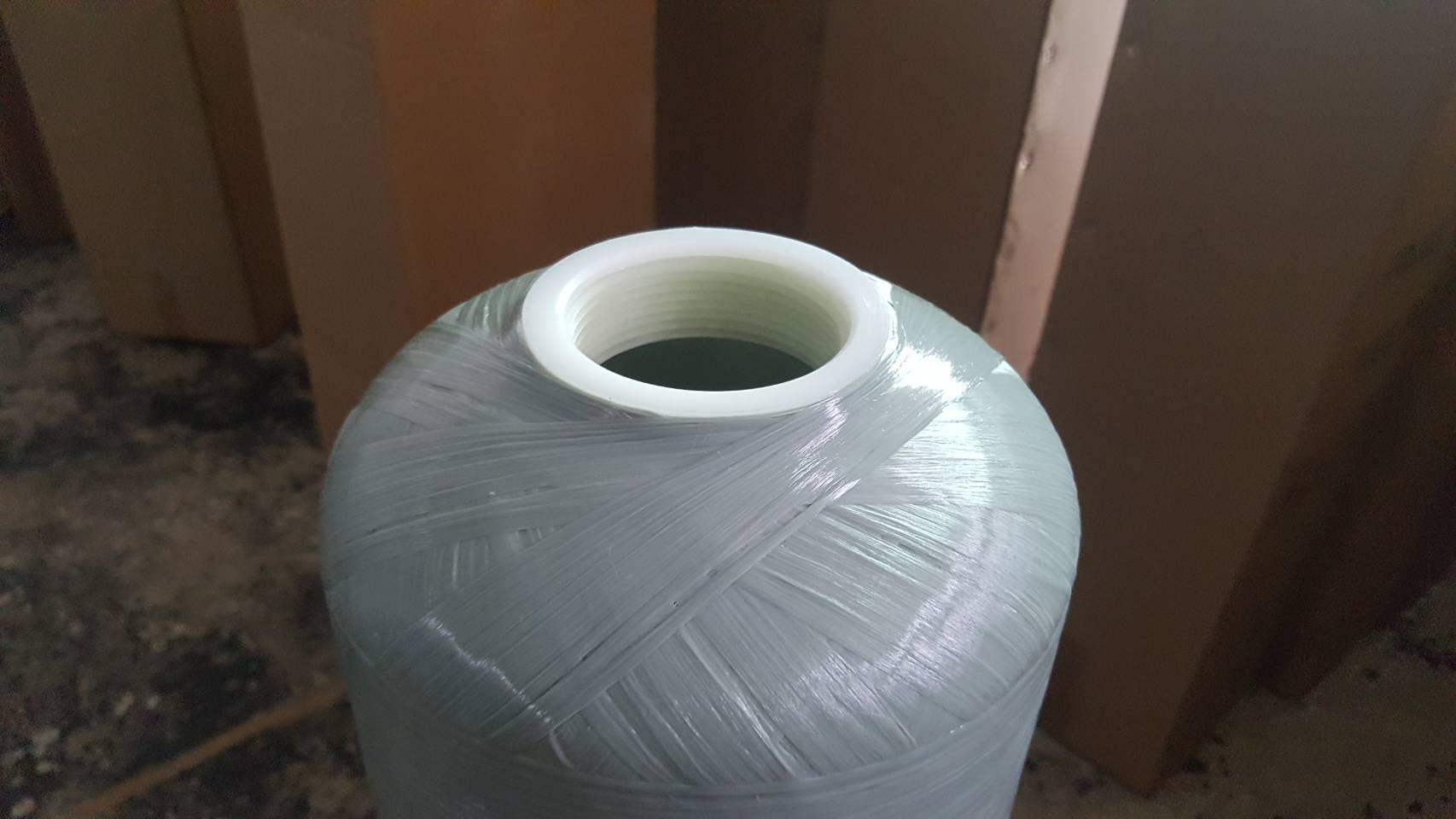 ถังกรองน้ำ Fiber Tank 8x44 นิ้ว ปากถัง 2.5 นิ้ว สีเทา