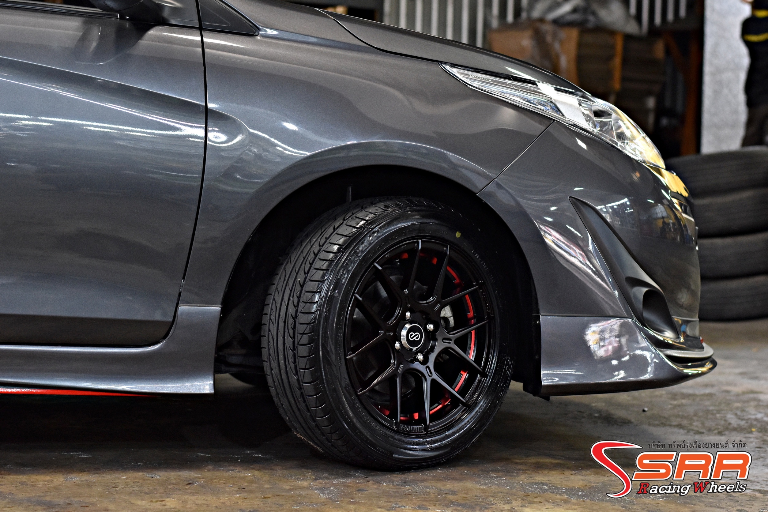 ENKEI SC40 ขอบ15 ET+35 4x100 DBK1UPR3