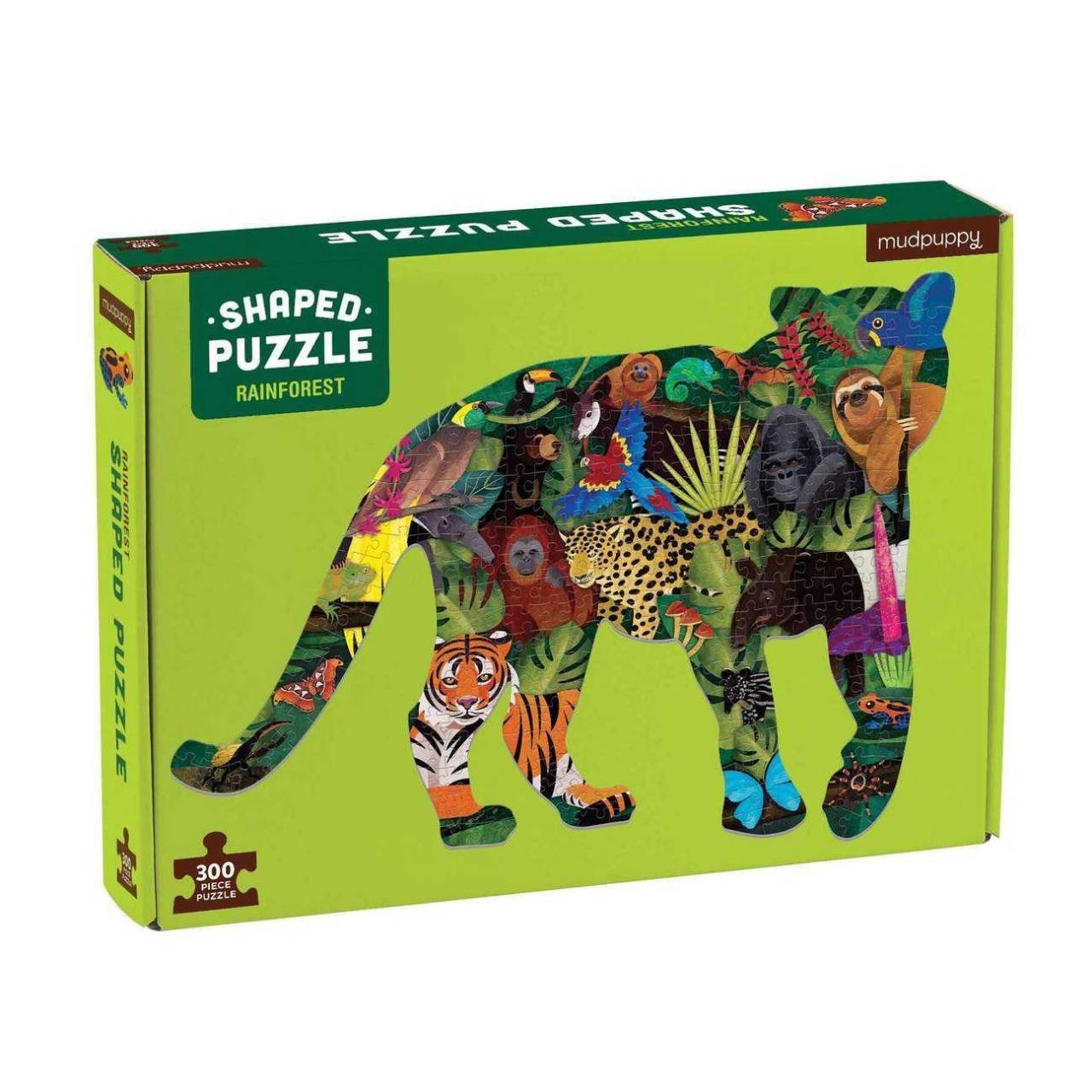 Mudpuppy - Rainforest (Shaped Puzzle) 300 pcs.