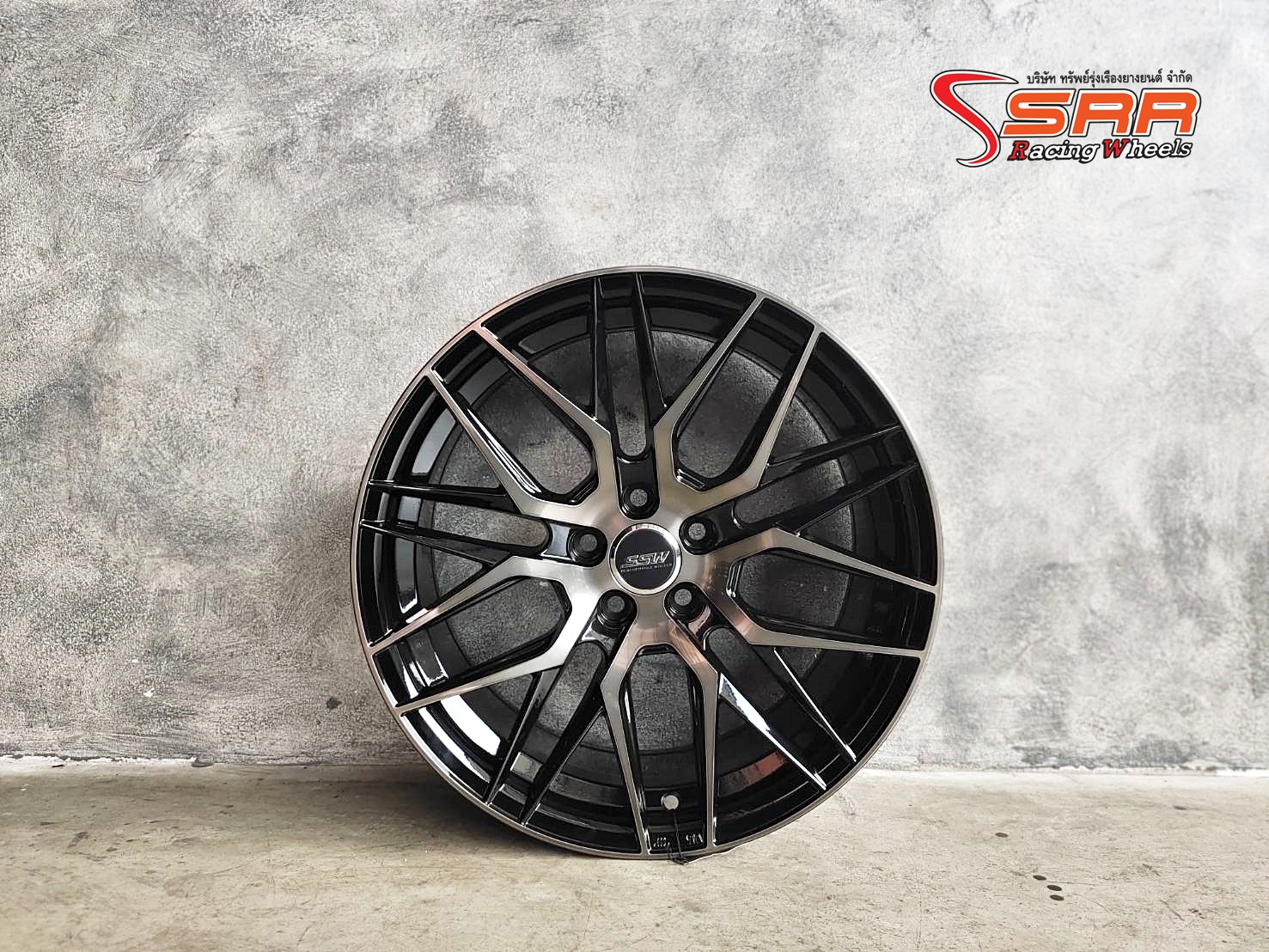 SSW 348 ขอบ17 ET38 5x100 FP/BK/GC BK ล้อสำหรับใส่รถALTIS , PRIUS