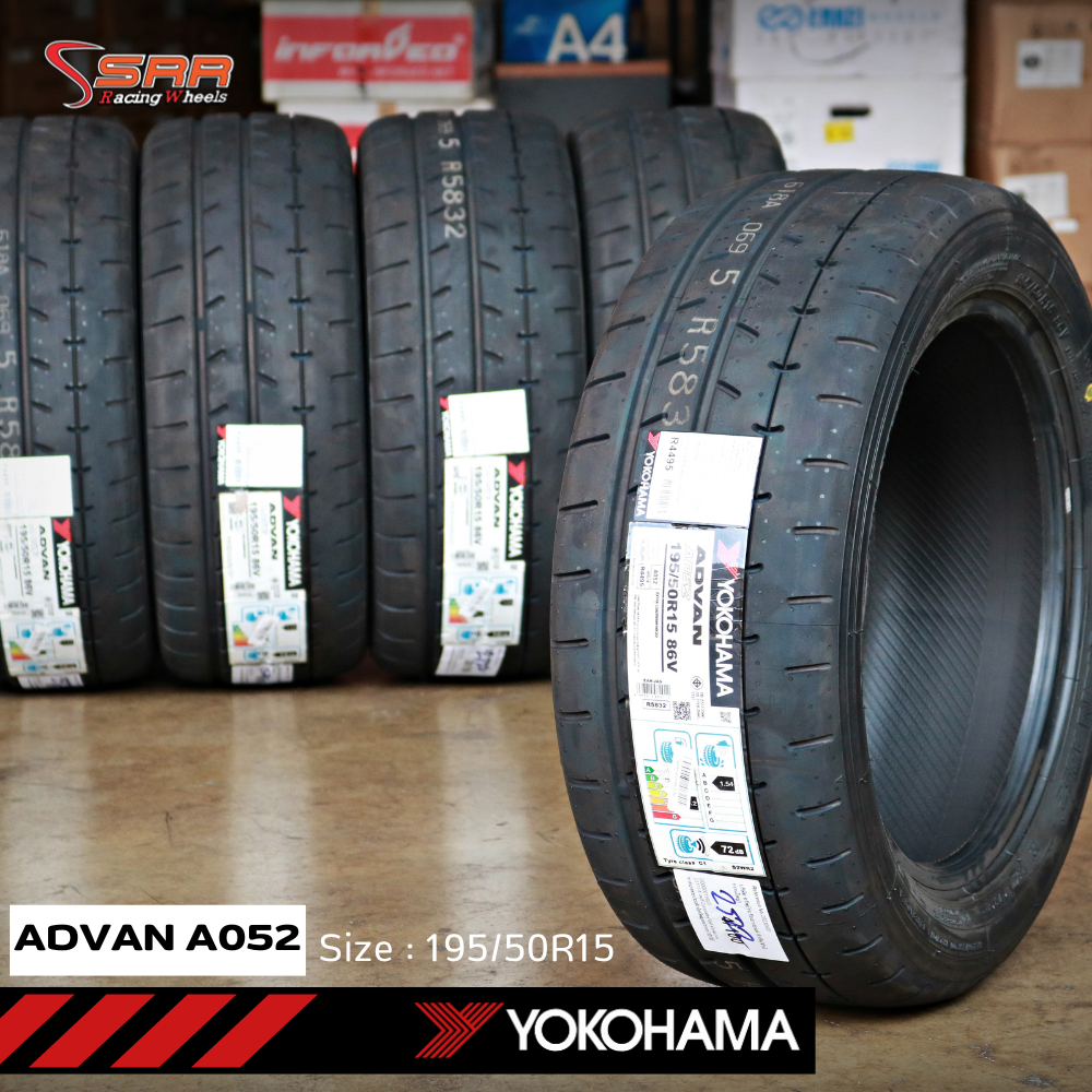 YOKOHAMA ADVAN A052 195/50R15 ยางสปอร์ตญี่ปุ่น ราคาพิเศษ