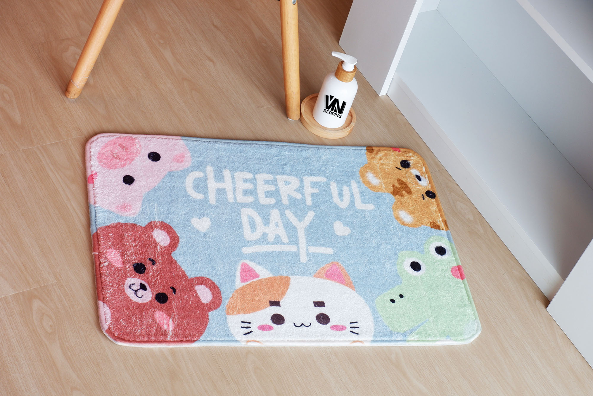 พรมเช็ดเท้านาโนลายการ์ตูน (10ผืน)