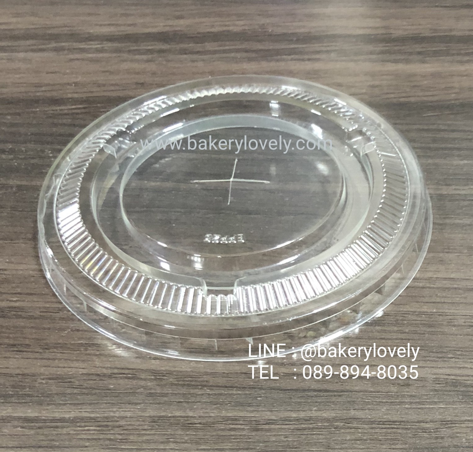 ฝาปิด ( ใส เจาะรู ) เส้นผ่านศูนย์กลาง 9.8 cm ปาก 10.5 cm สูง 1.1 cm