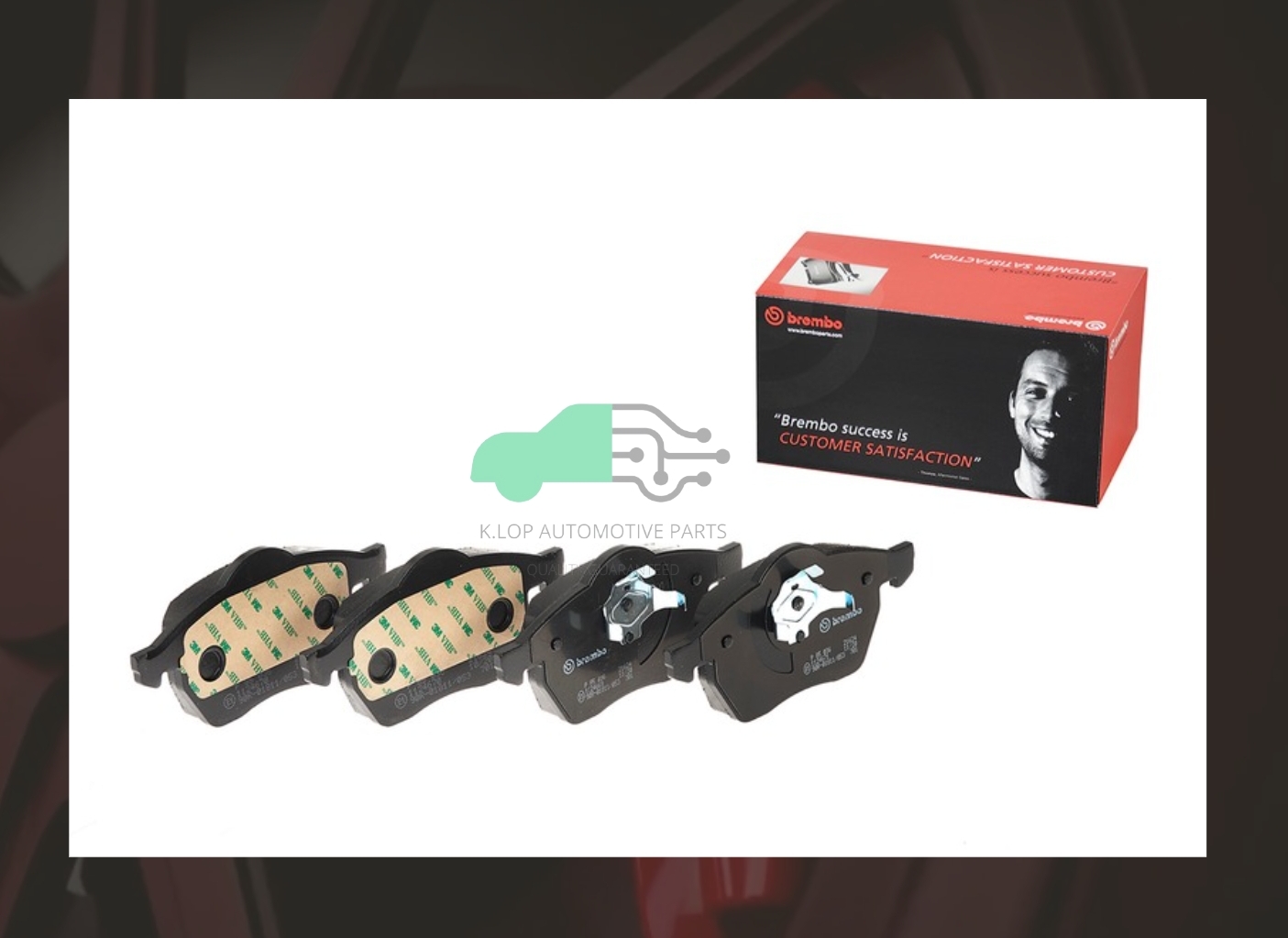P85 036B ผ้าเบรกหน้า แท้ BREMBO รุ่น BLACK : Audi A4 B5 (1.8) 95-97